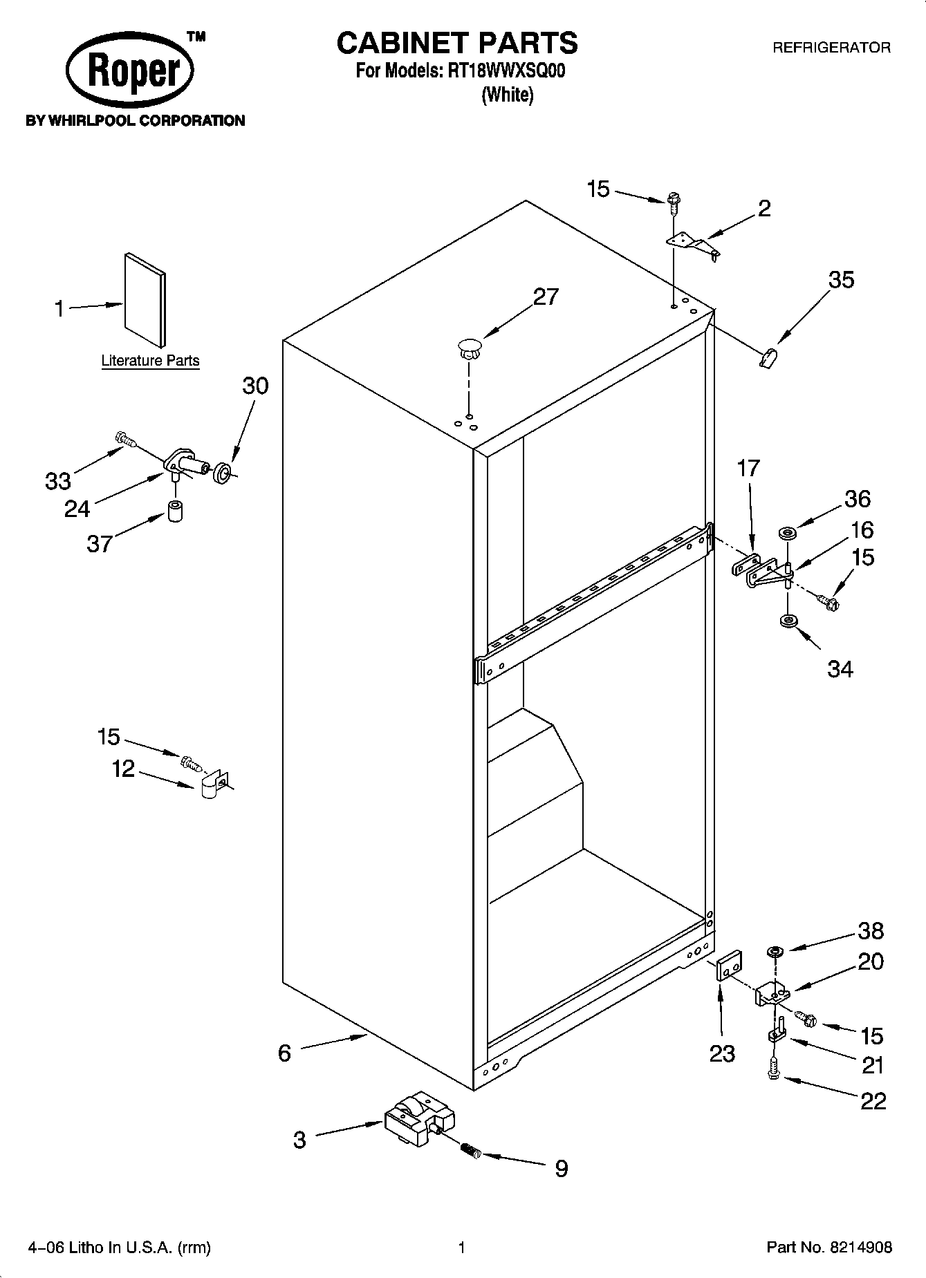 01 - CABINET PARTS