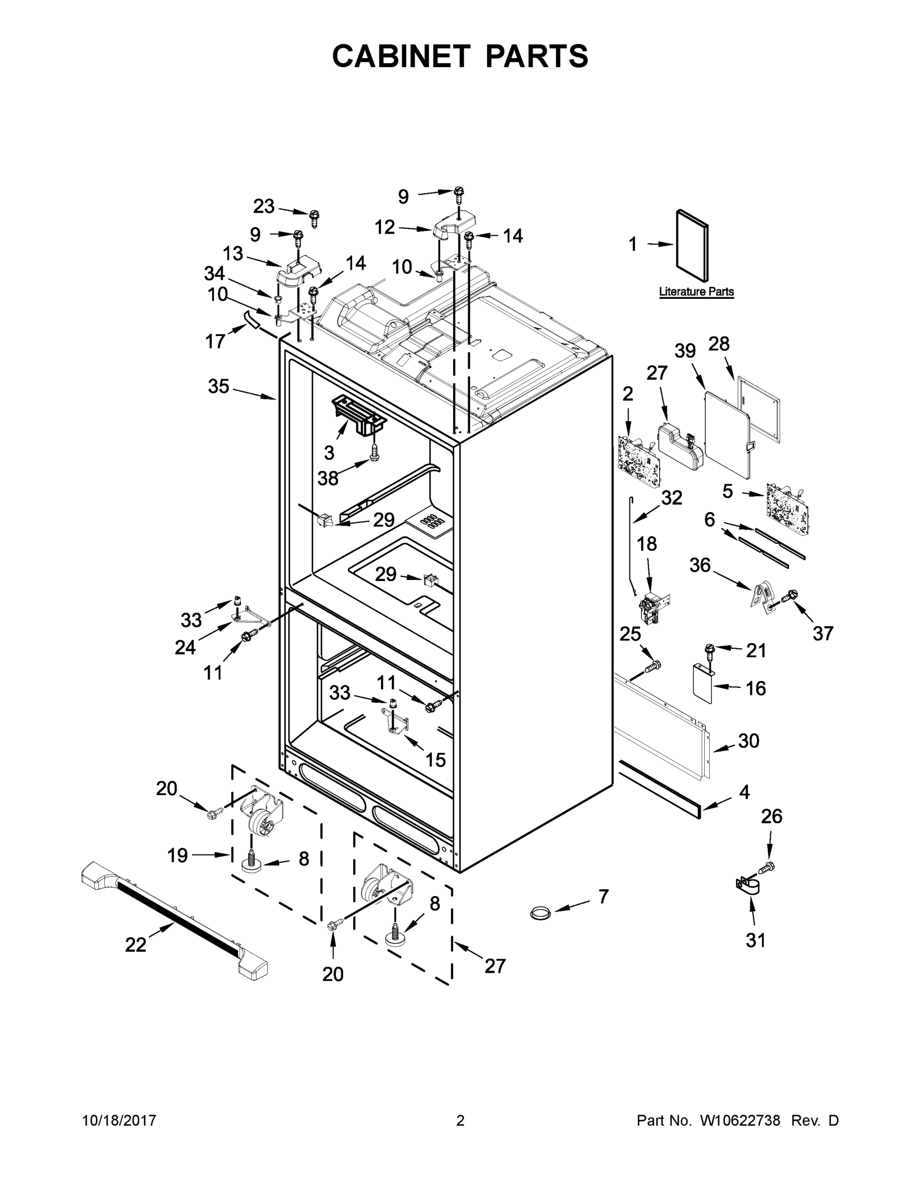 02 - CABINET PARTS