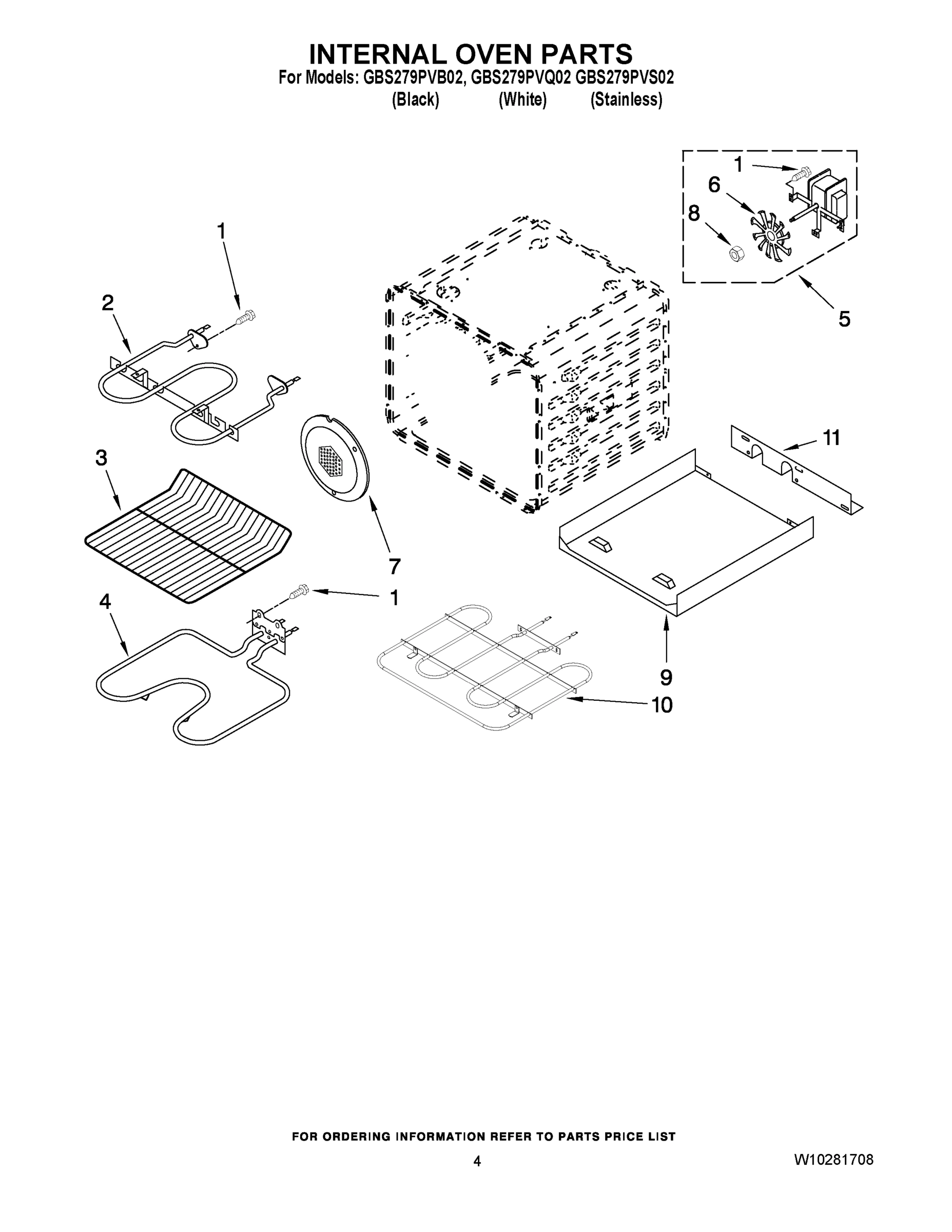 03 - INTERNAL OVEN PARTS
