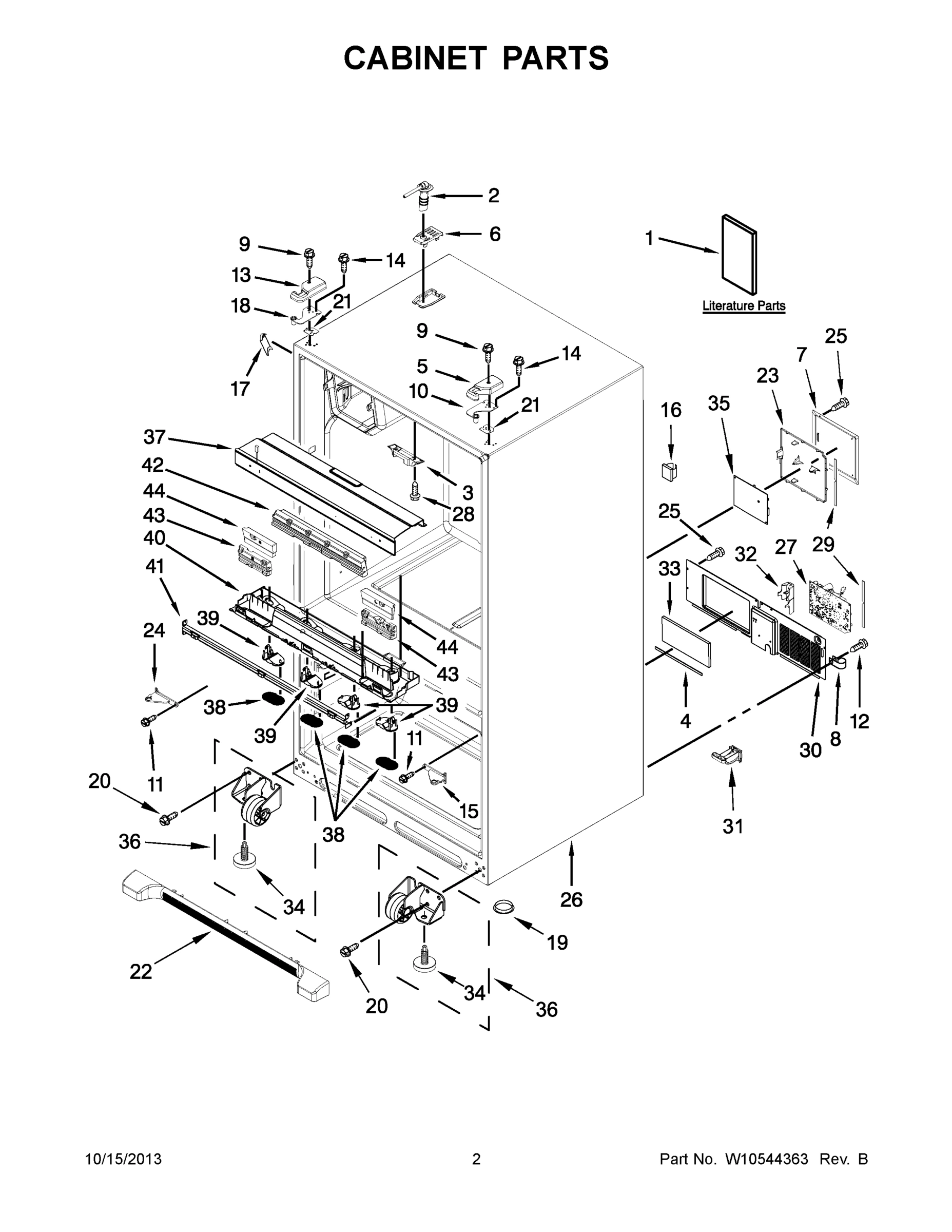 02 - CABINET PARTS