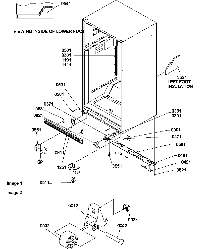 07 - LADDERS, LOWER CABINET AND ROLLERS