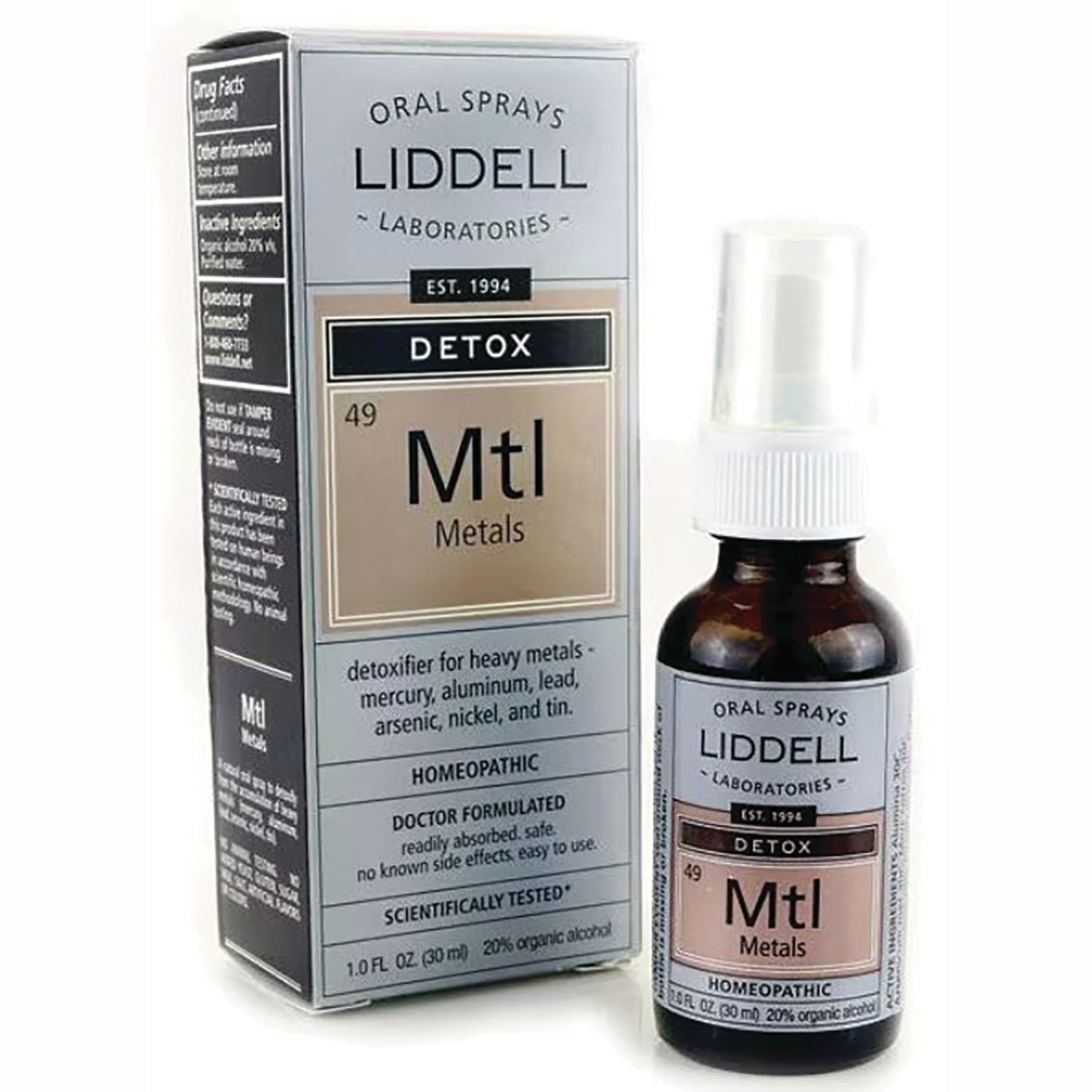 Liddell Laboratories Detox: Mtl Metals Vitamin | 1 fl oz Liquid