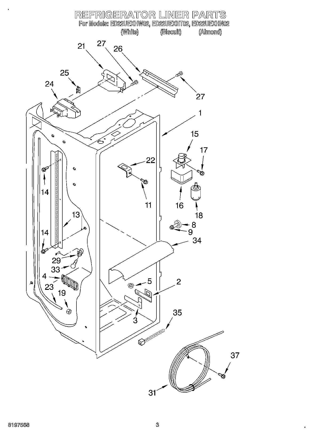 02 - REFRIGERATOR LINER
