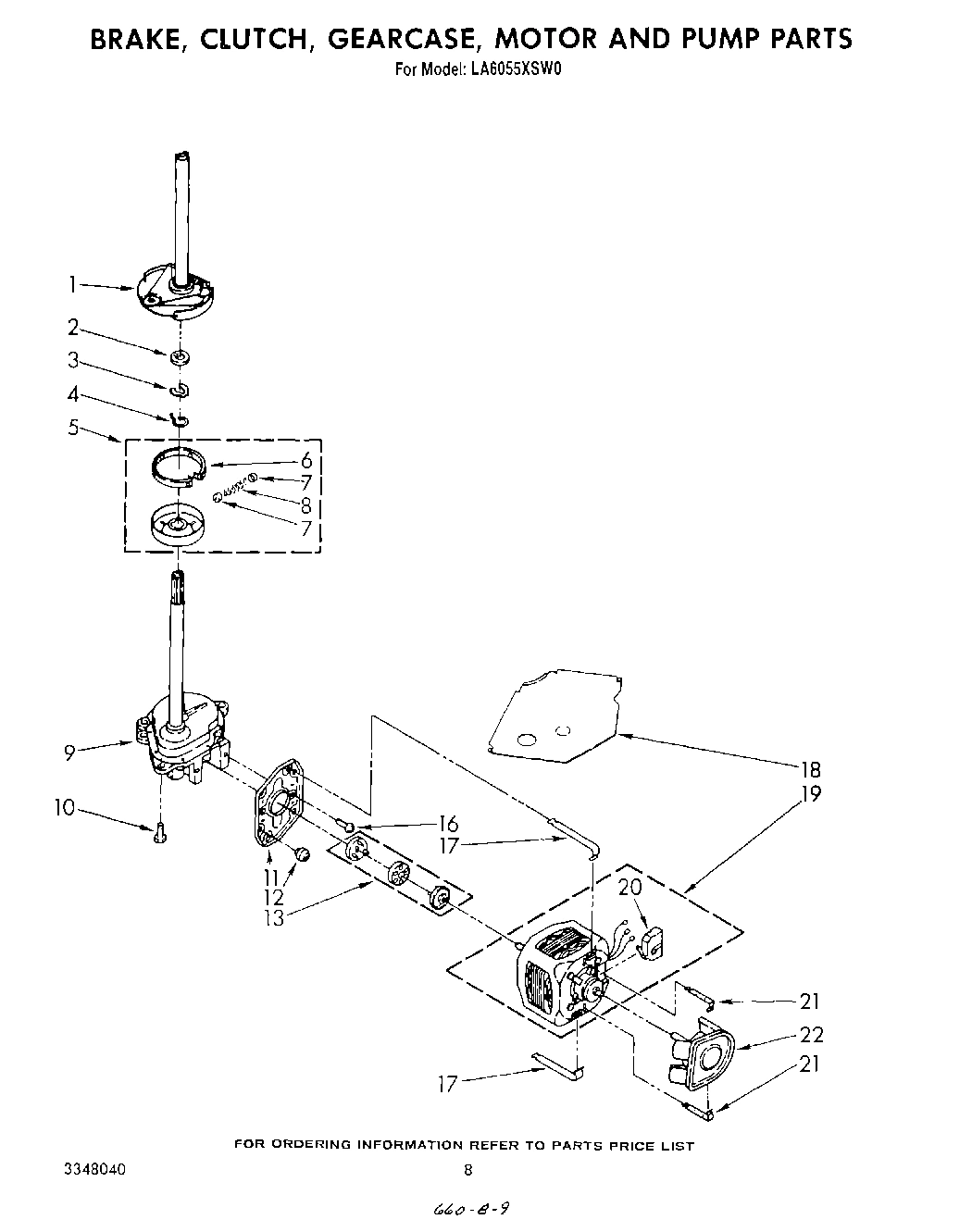 06 - BRAKE, CLUTCH, GEARCASE, MOTOR AND PUMP