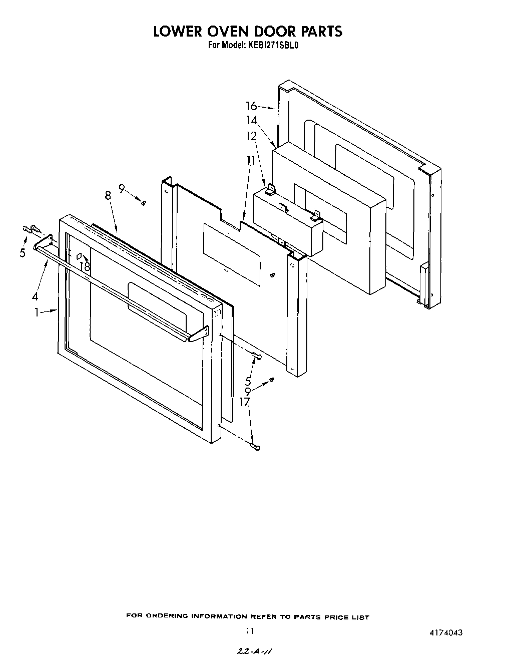 09 - LOWER OVEN DOOR