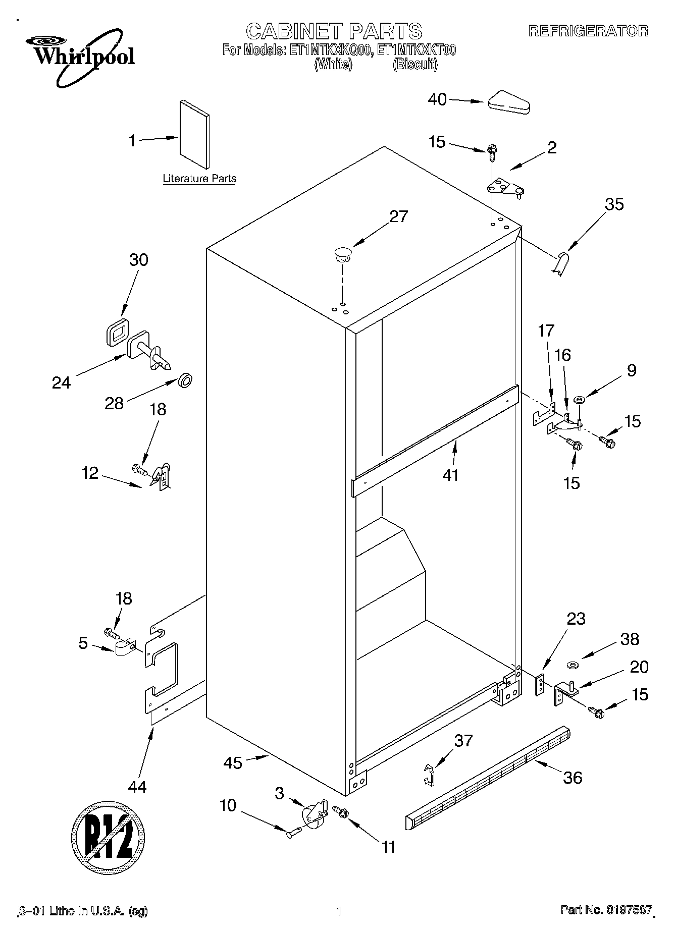 01 - CABINET, LITERATURE