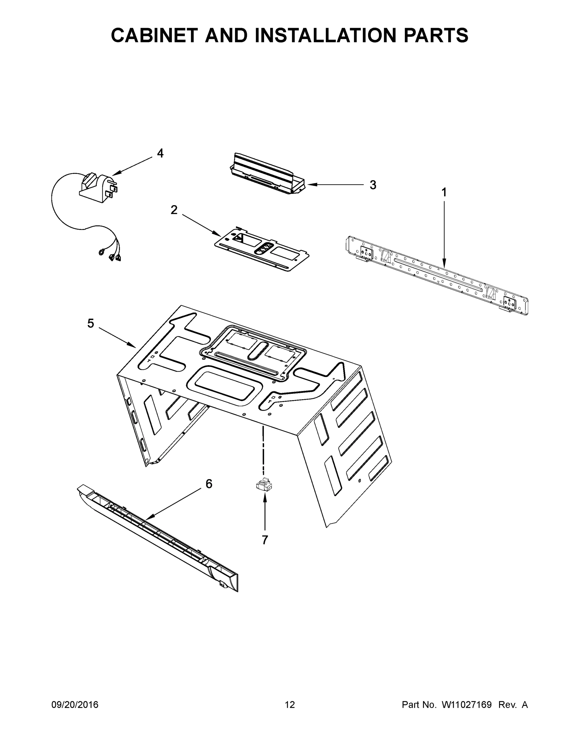 07 - CABINET AND INSTALLATION PARTS