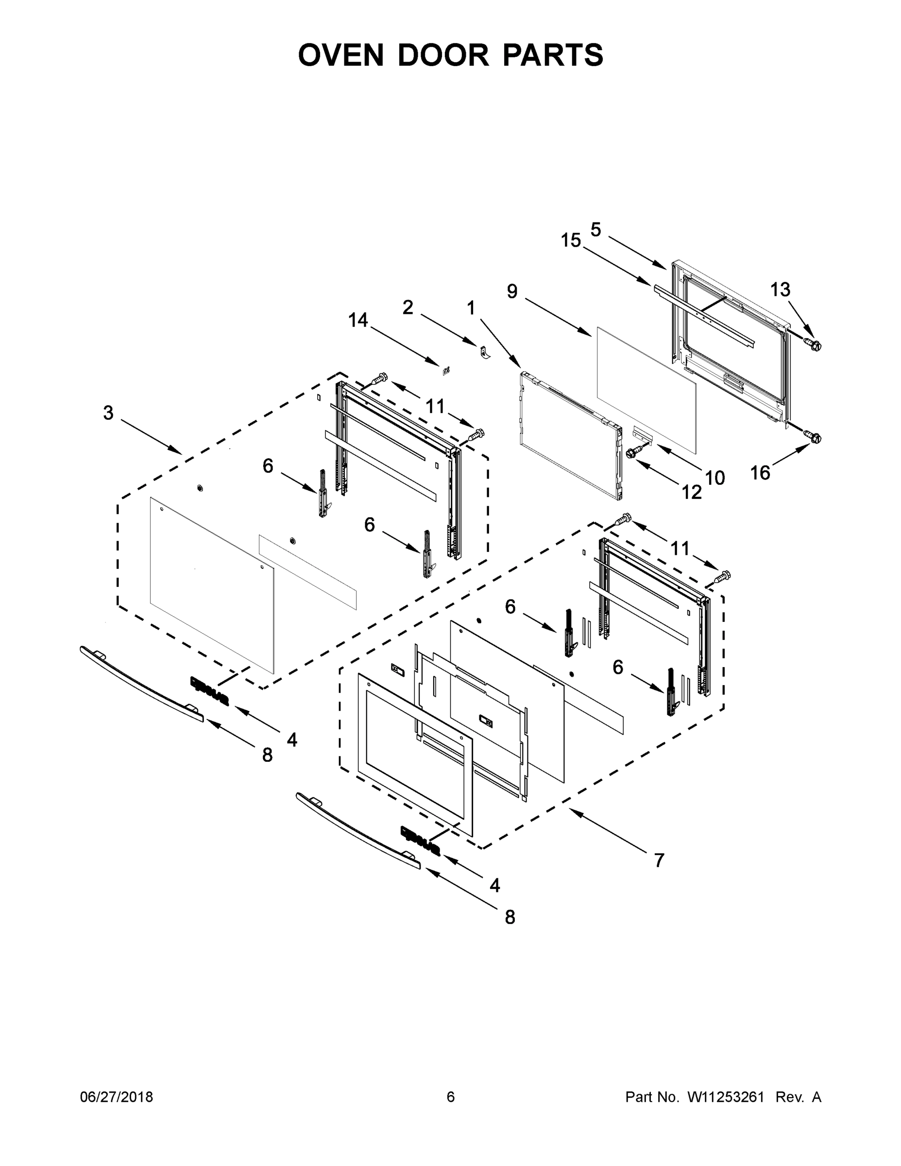 04 - OVEN DOOR PARTS