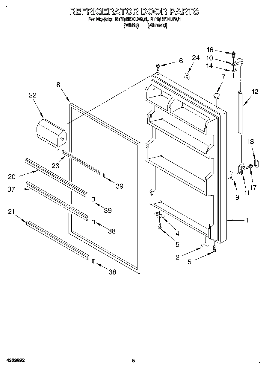 04 - REFRIGERATOR DOOR