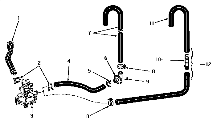 10 - DRAIN (NON SUDS-WATER SAVER MODELS)