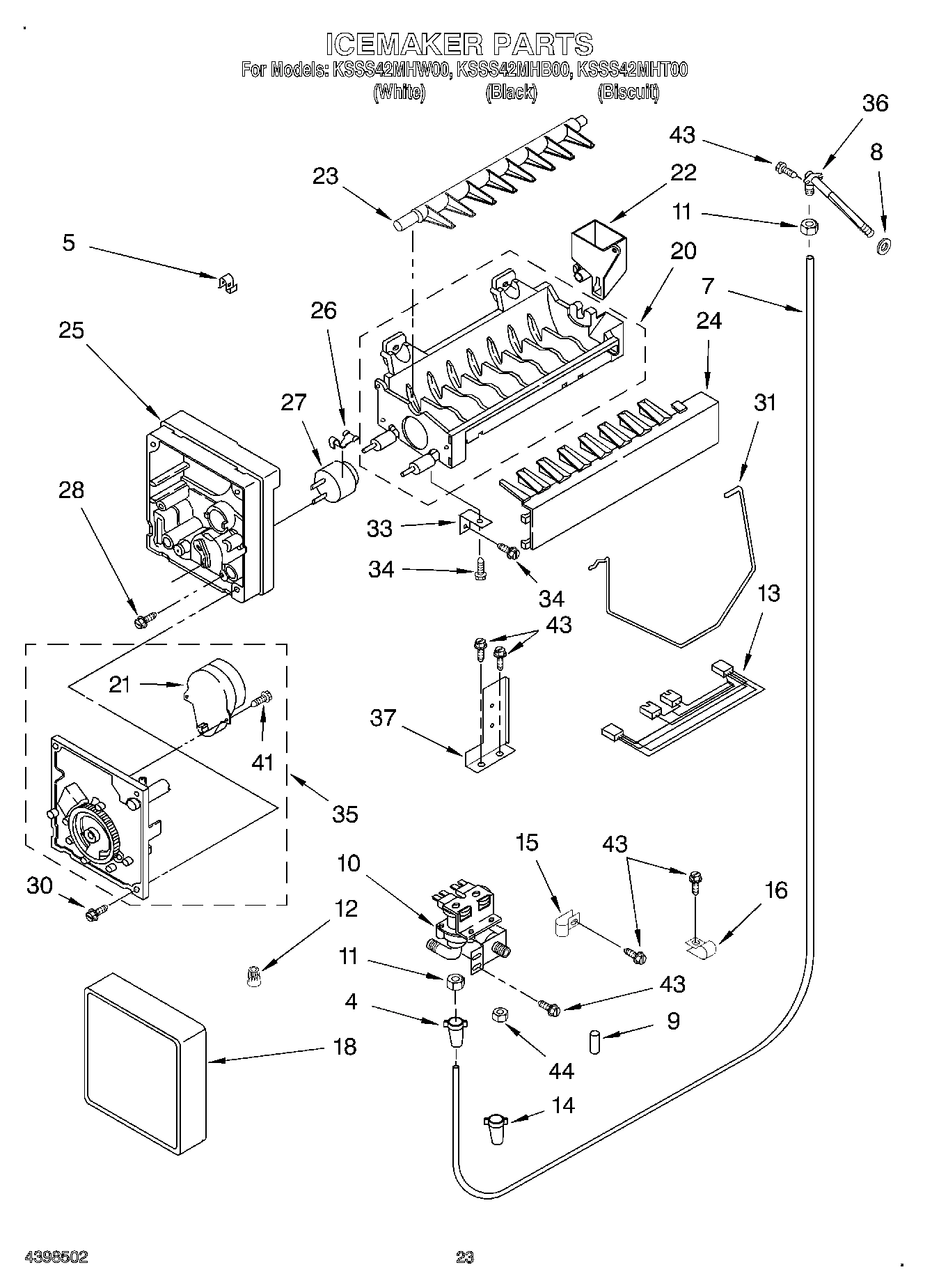 15 - ICE MAKER, OPTIONAL