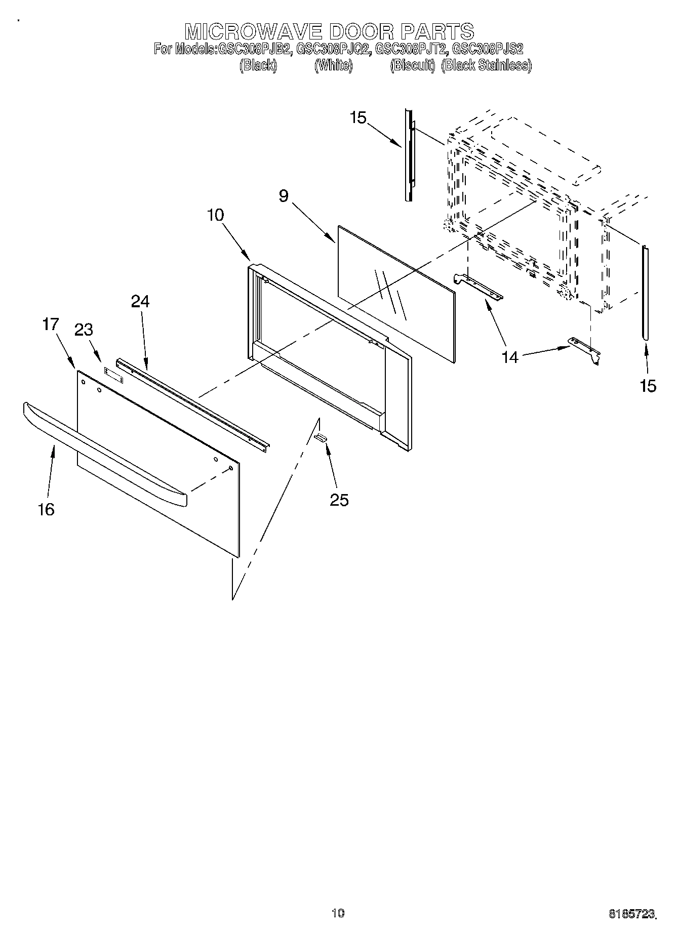 08 - MICROWAVE DOOR