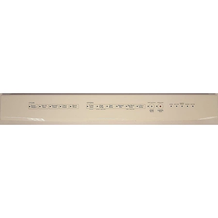 WPW10457013 Whirlpool Dishwasher Console