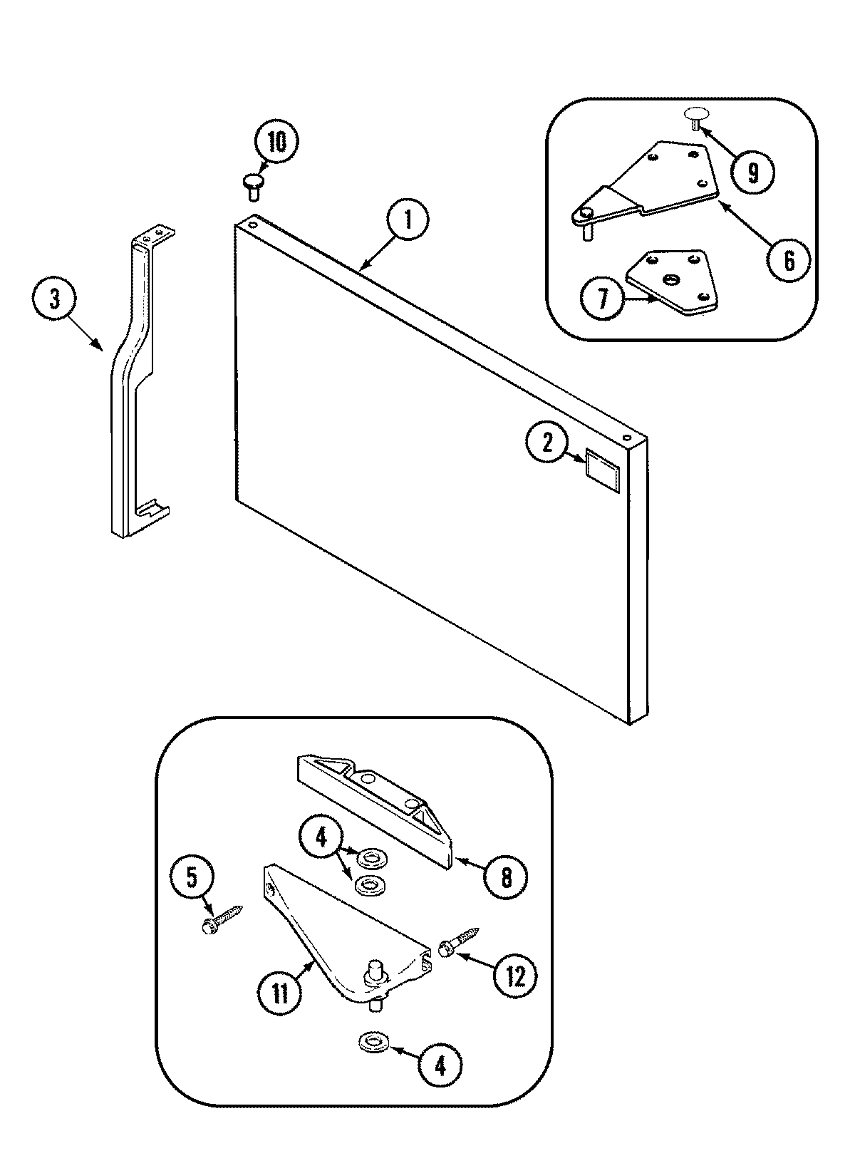 08 - FREEZER OUTER DOOR (REV 12)