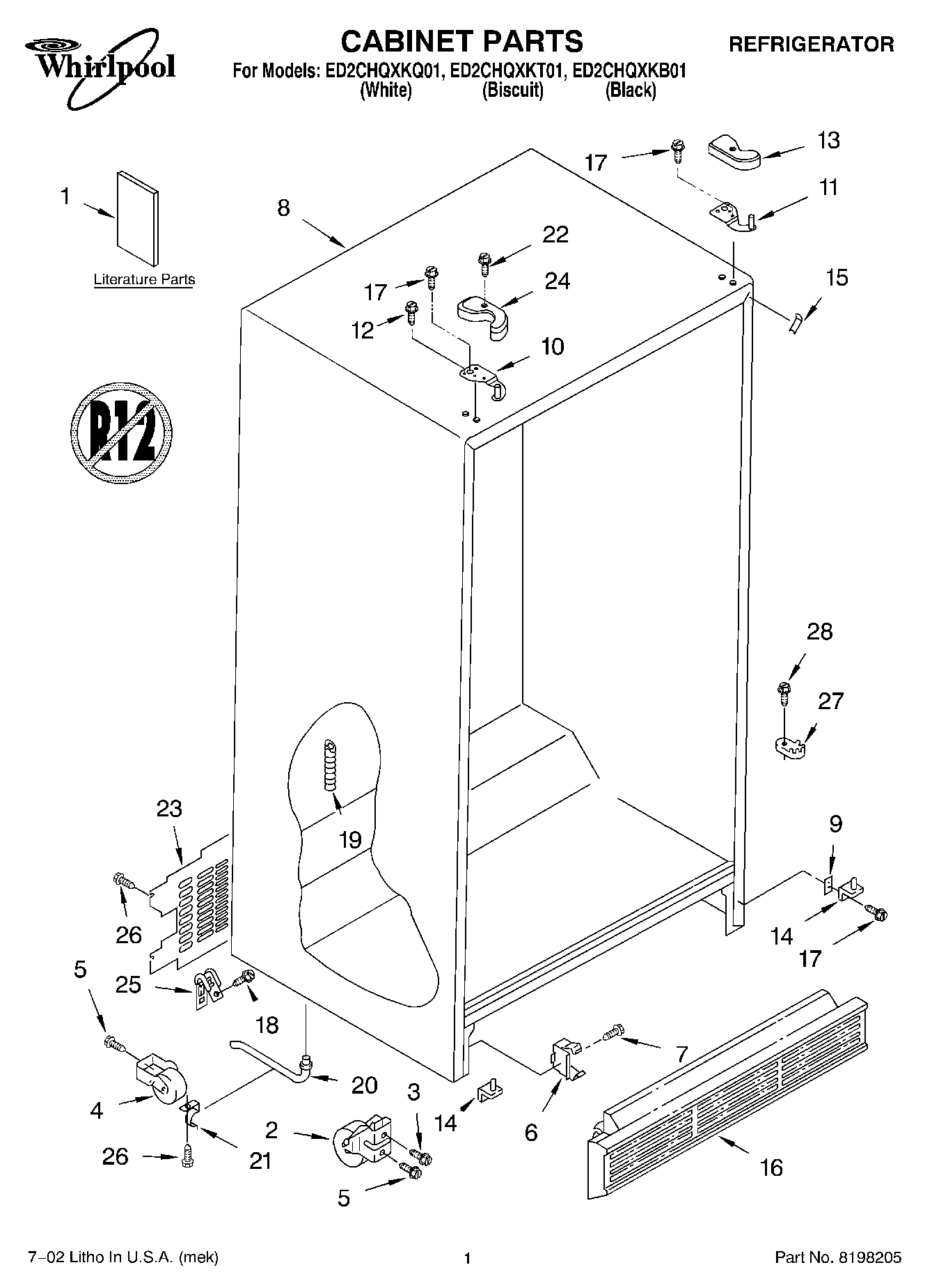 01 - CABINET, LITERATURE