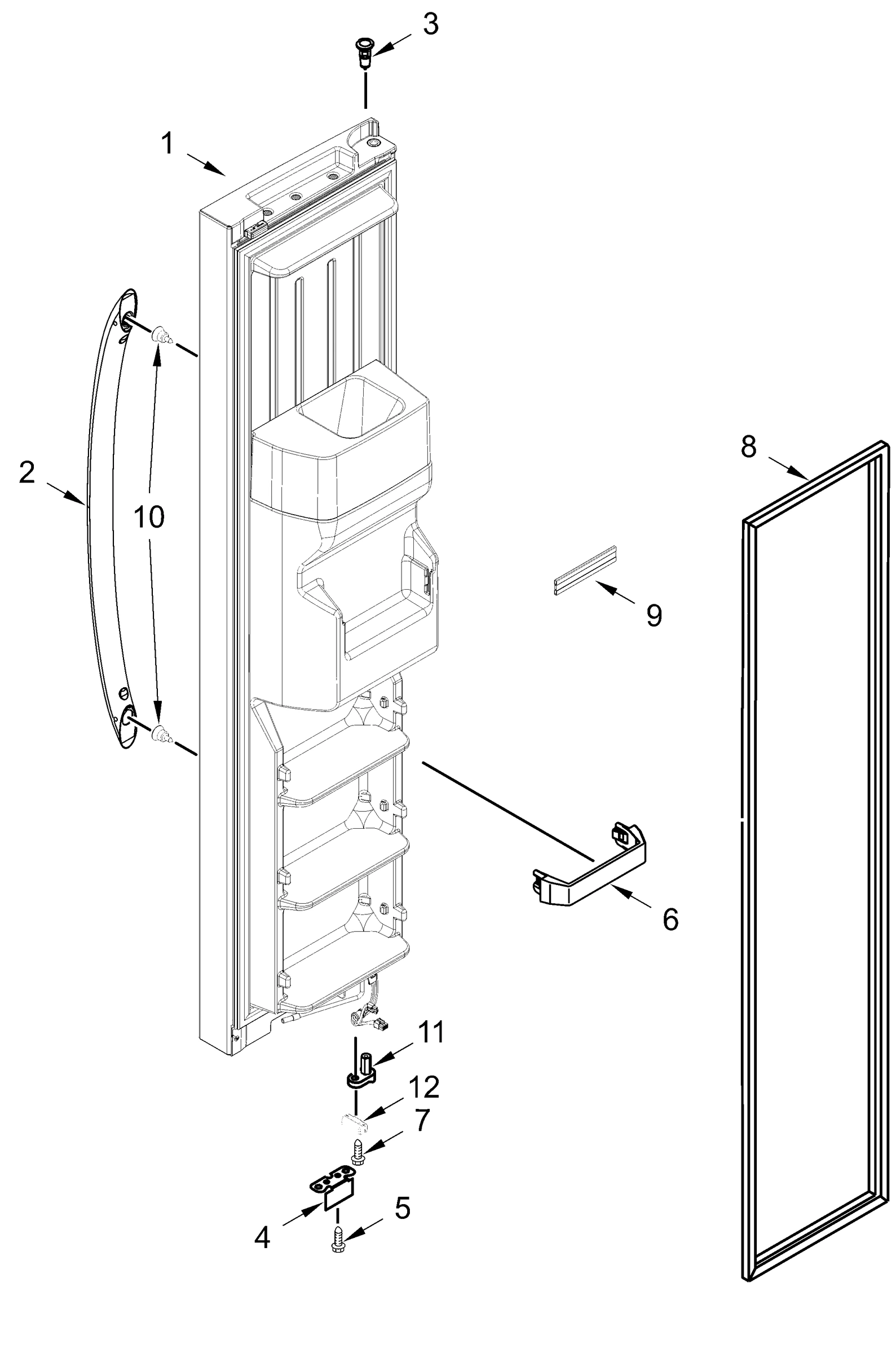 FREEZER DOOR PARTS