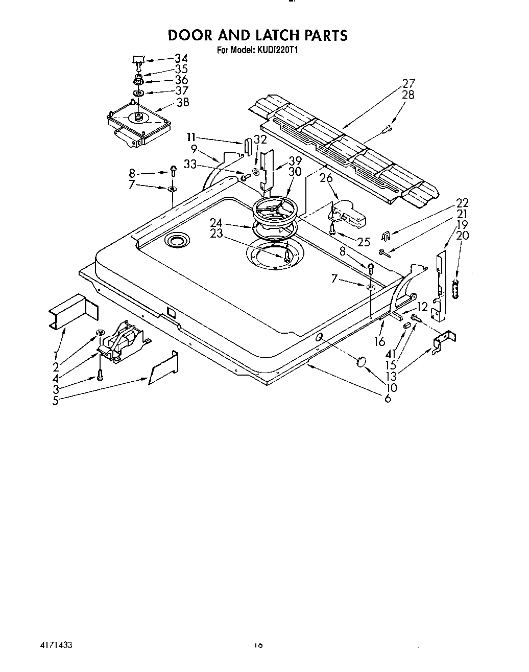 13 - DOOR AND LATCH