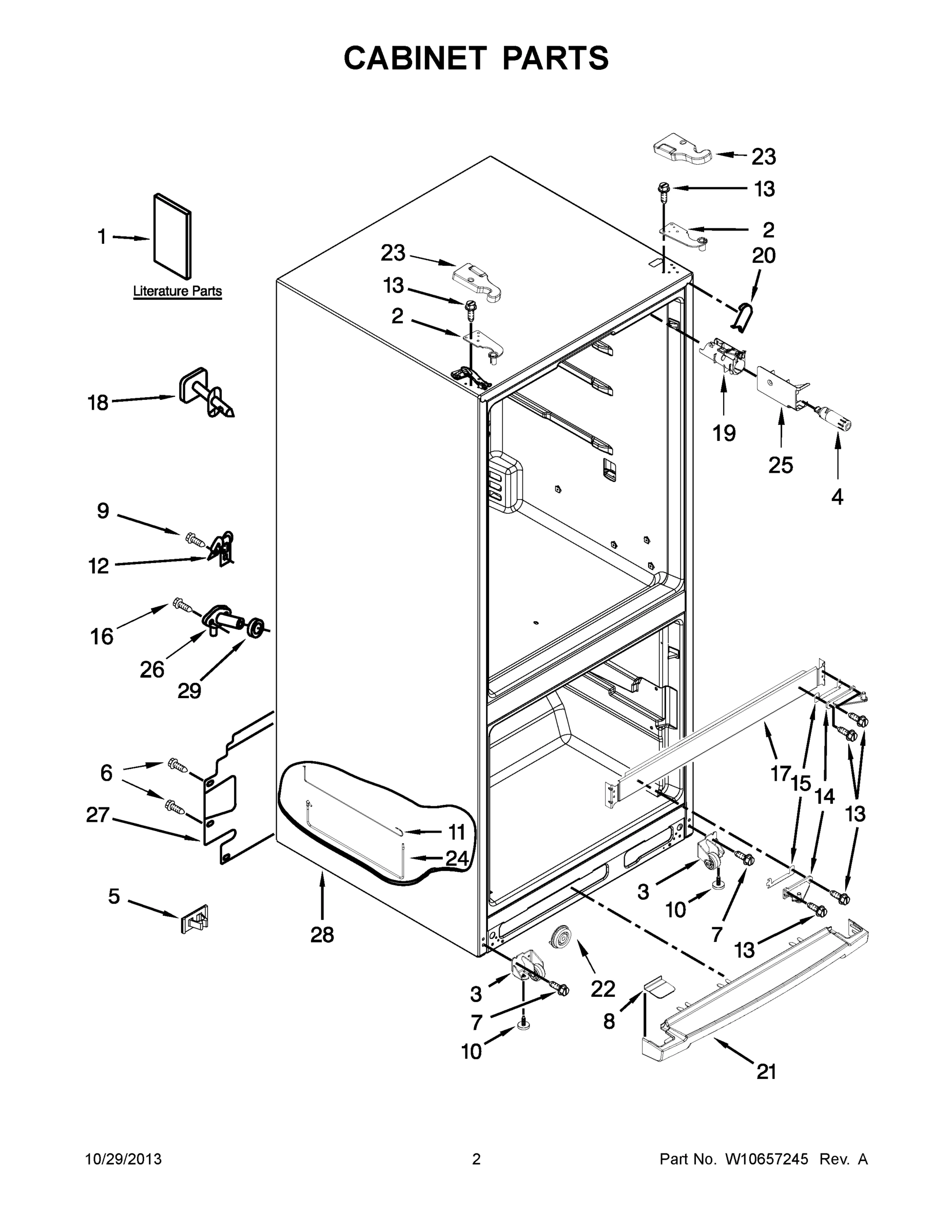 02 - CABINET PARTS