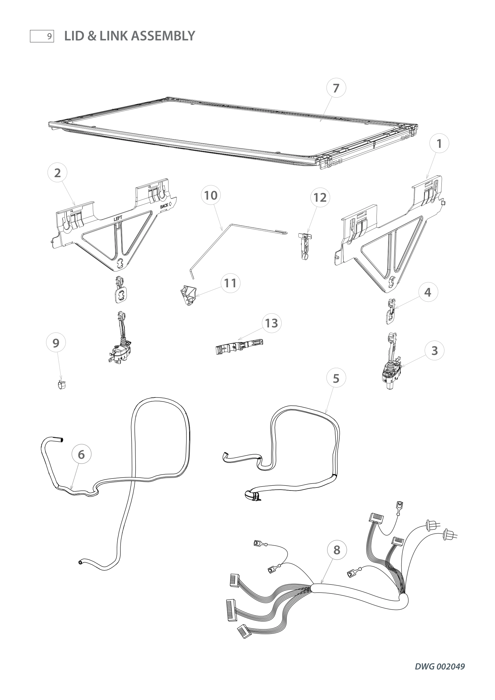 LID & LINK ASSEMBLY