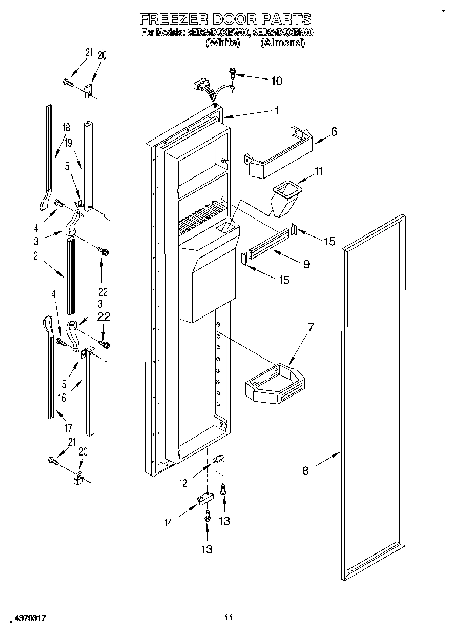 07 - FREEZER DOOR