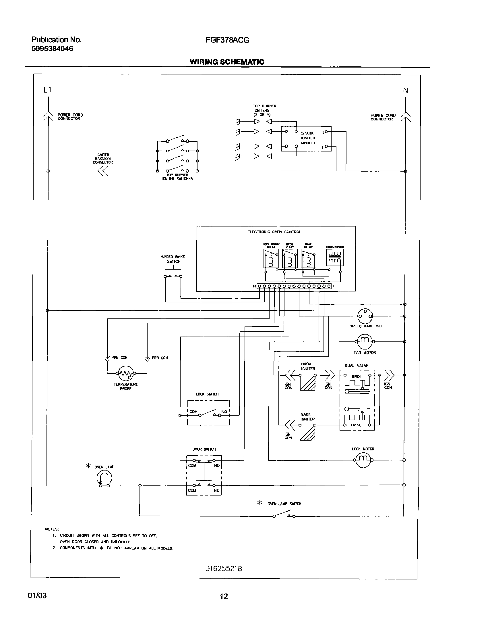12 - WIRING SCHEMATIC
