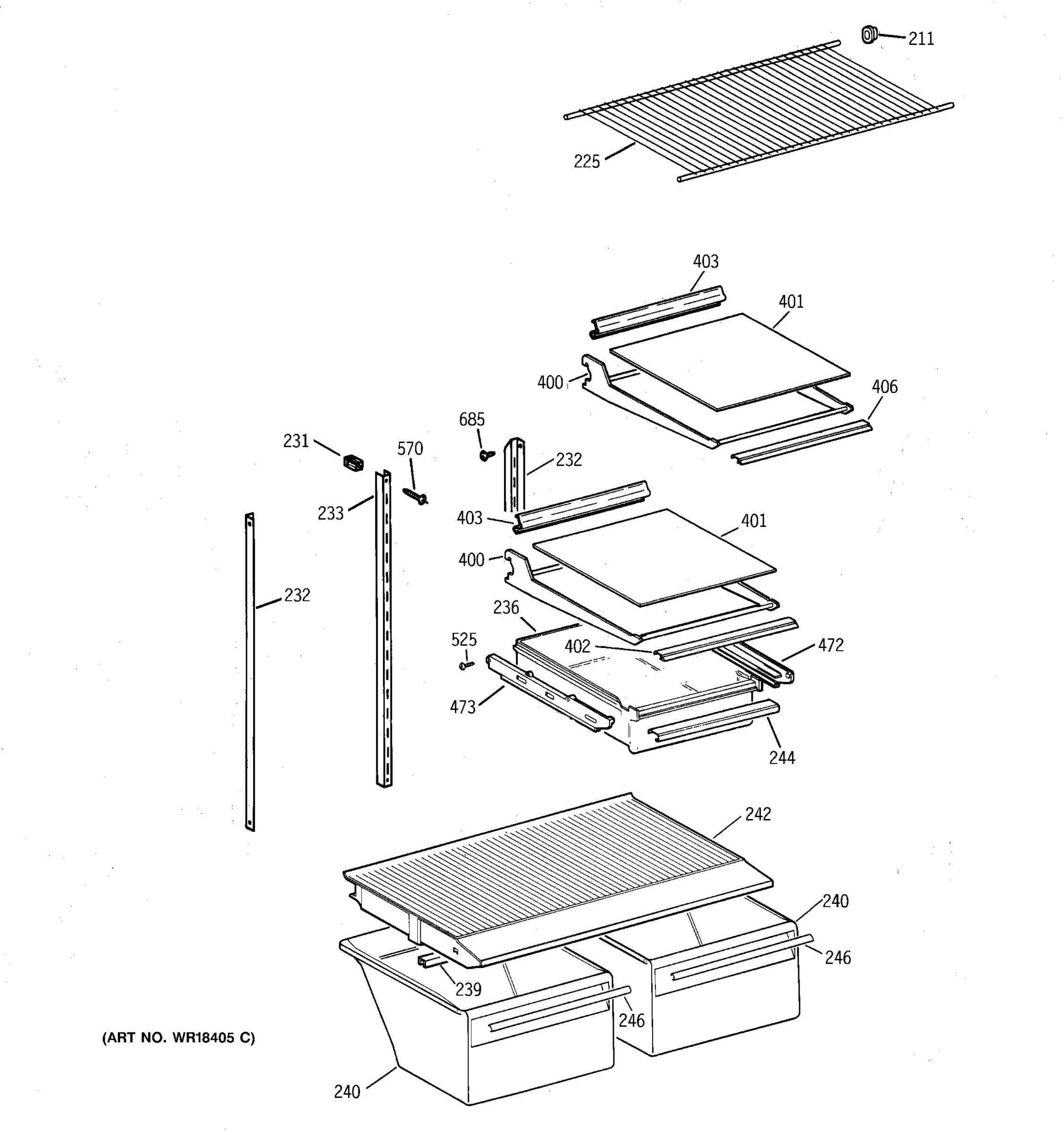 SHELF PARTS