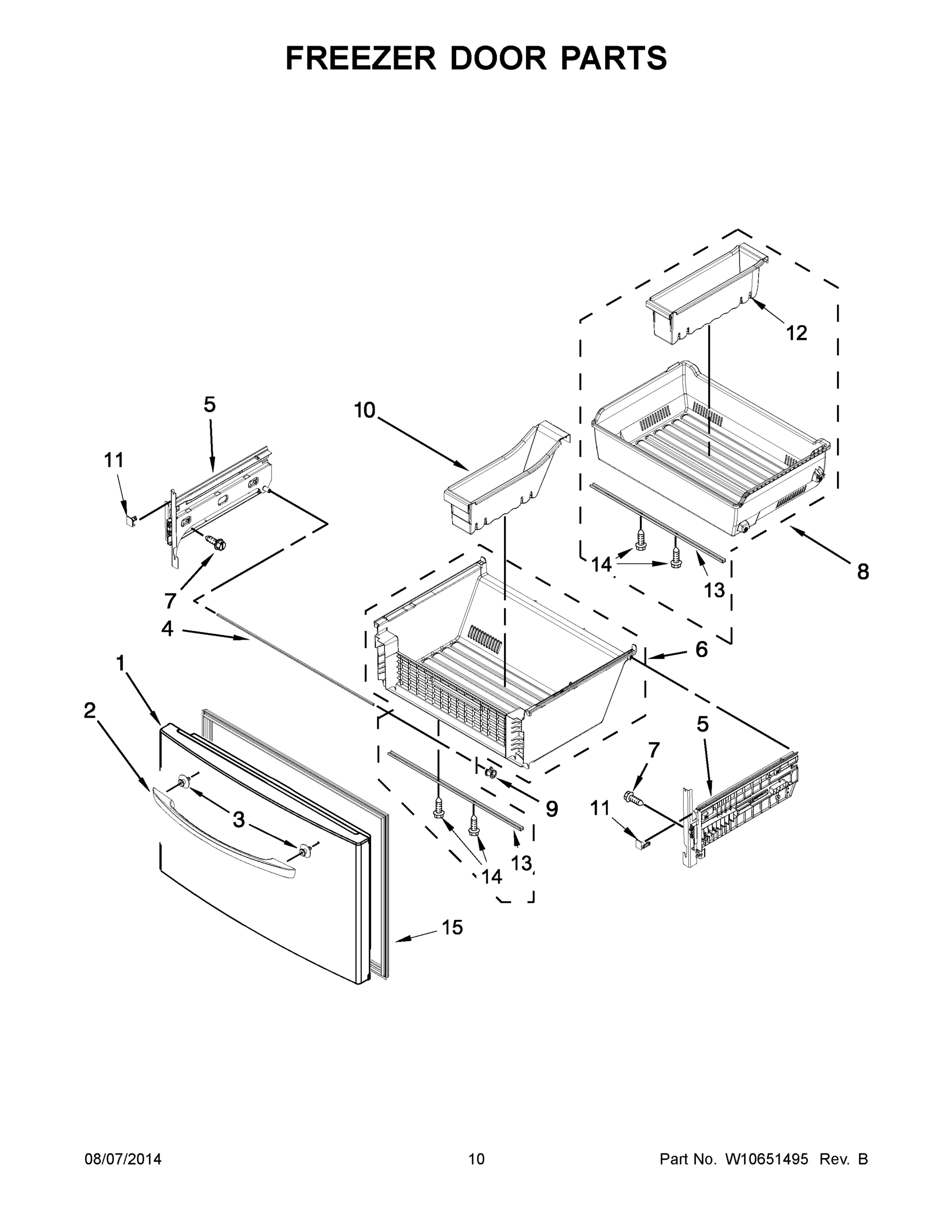 06 - FREEZER DOOR PARTS