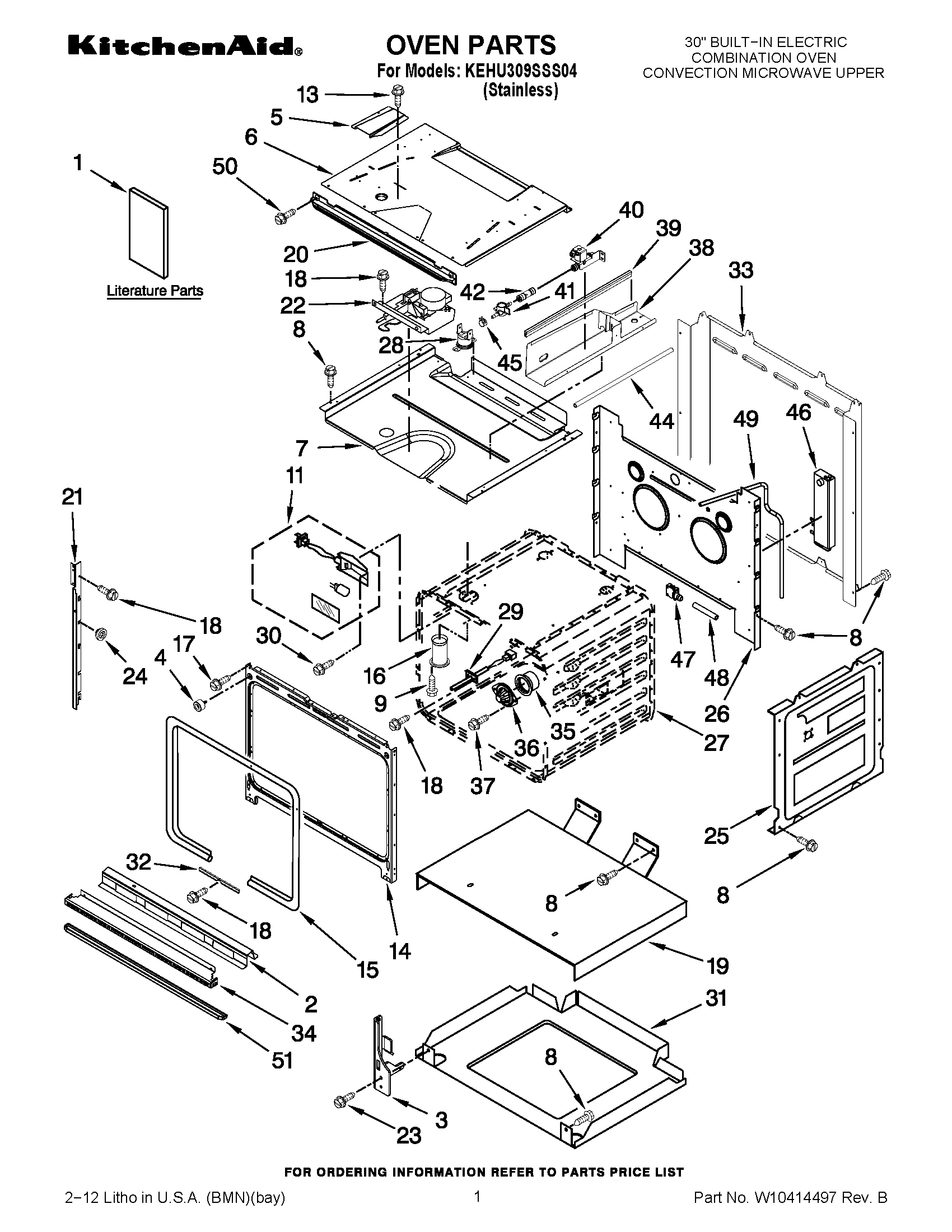 01 - OVEN PARTS