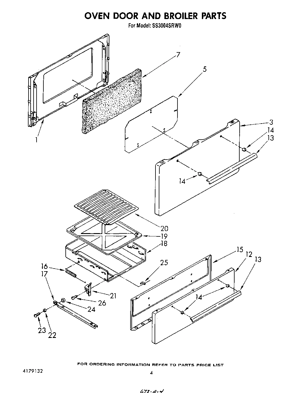 03 - OVEN DOOR AND BROILER