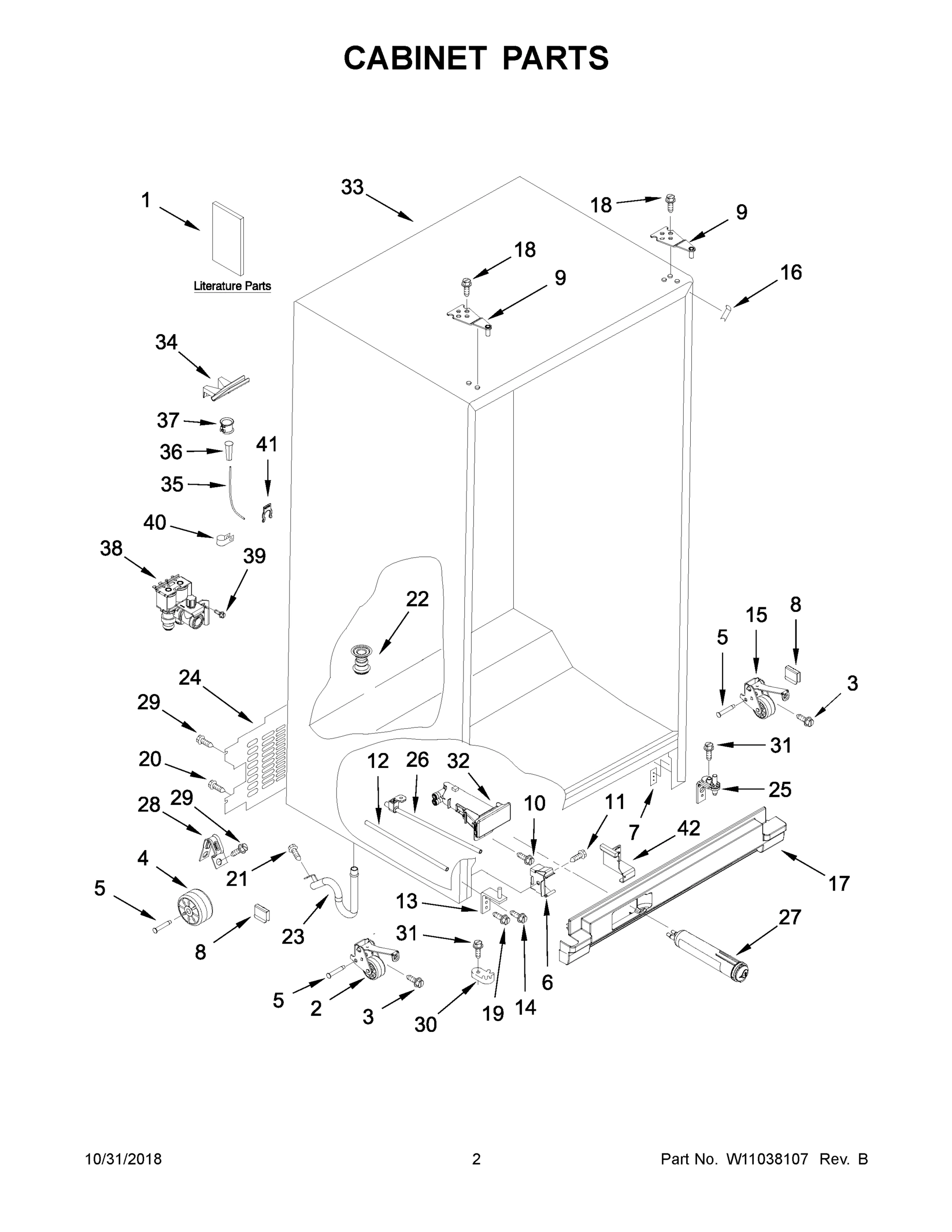 02 - CABINET PARTS
