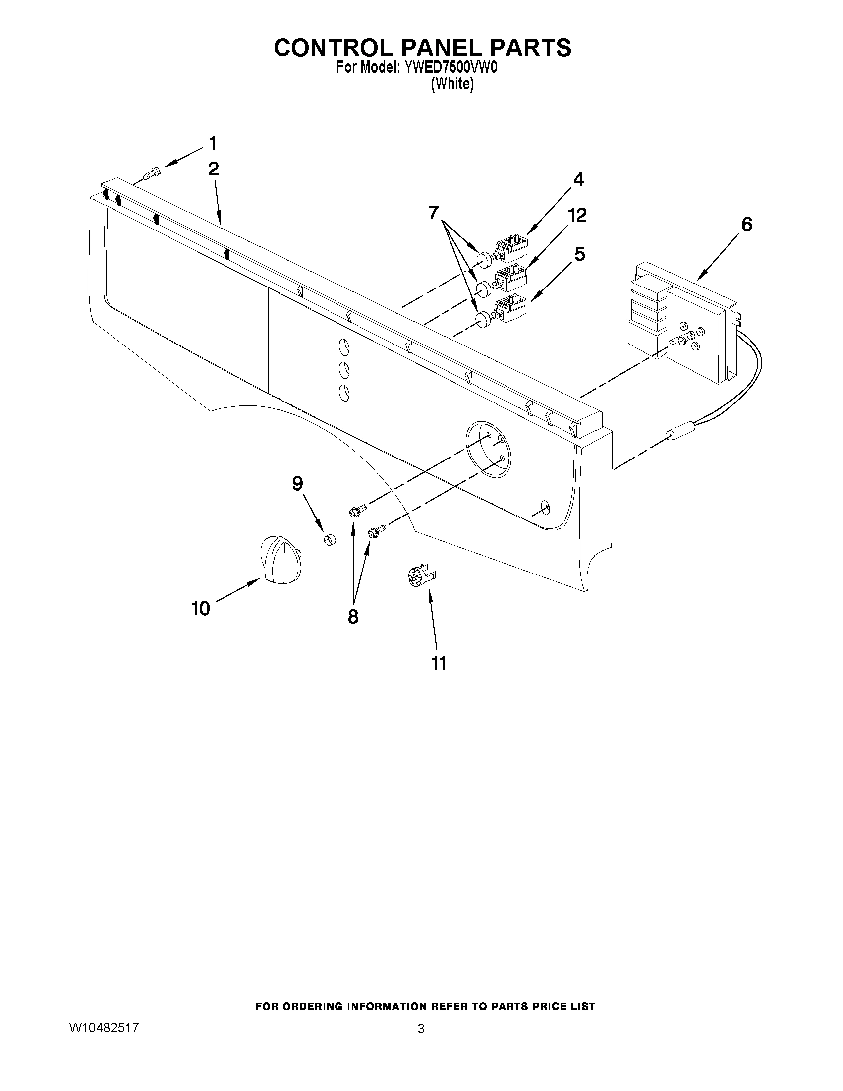 02 - CONTROL PANEL PARTS