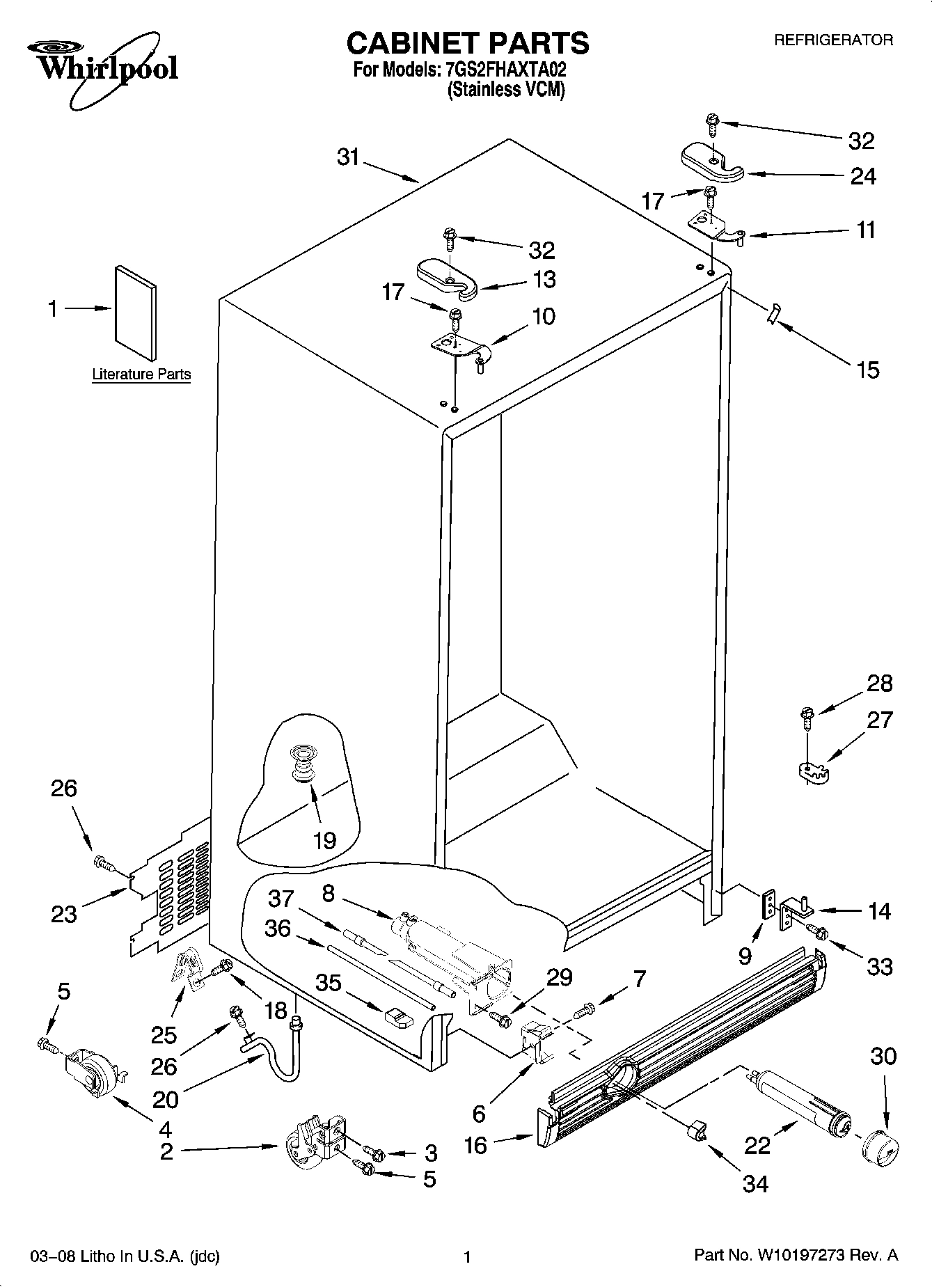 01 - CABINET PARTS