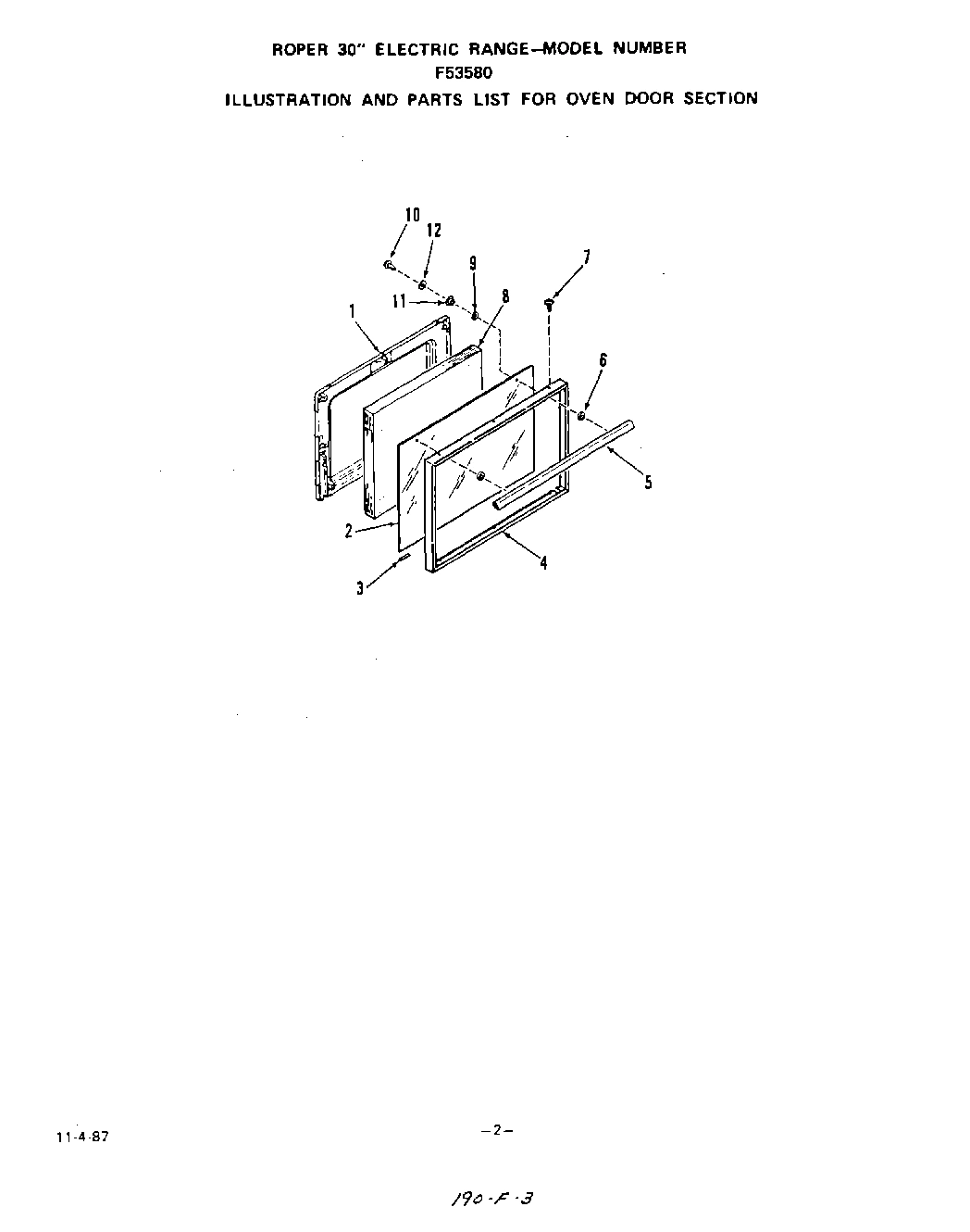 03 - OVEN DOOR
