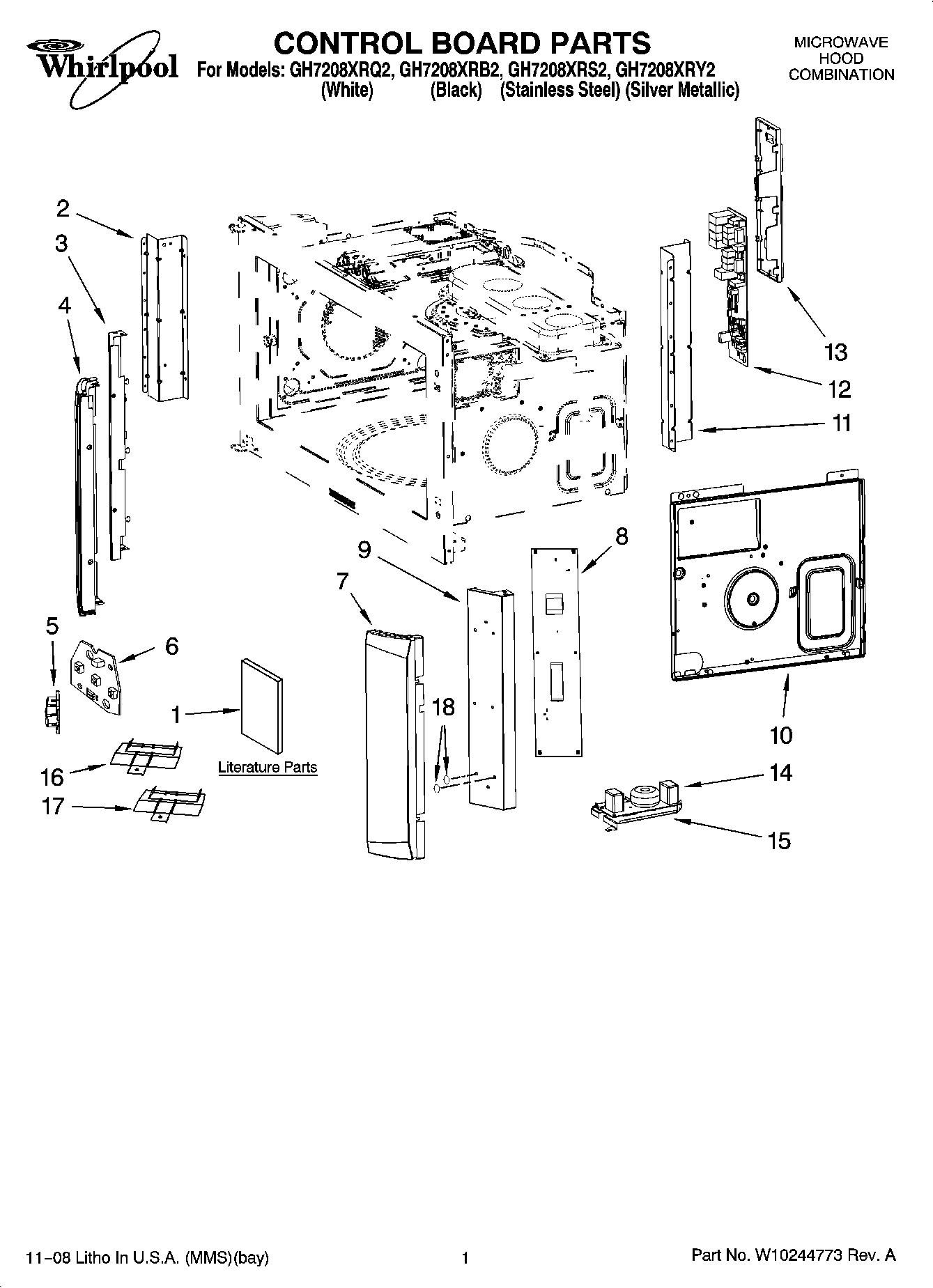01 - CONTROL BOARD PARTS
