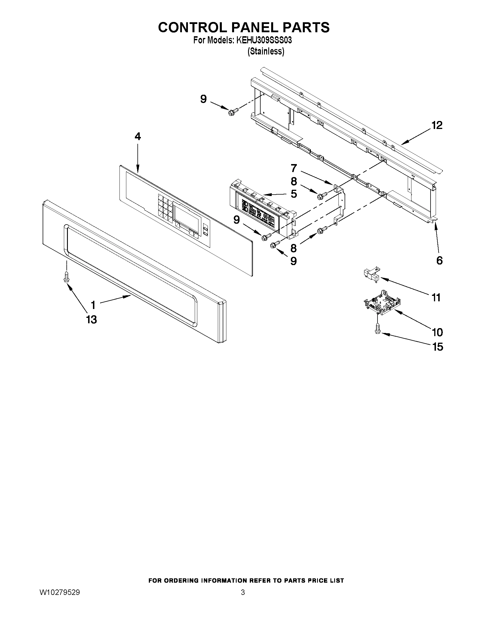 02 - CONTROL PANEL PARTS
