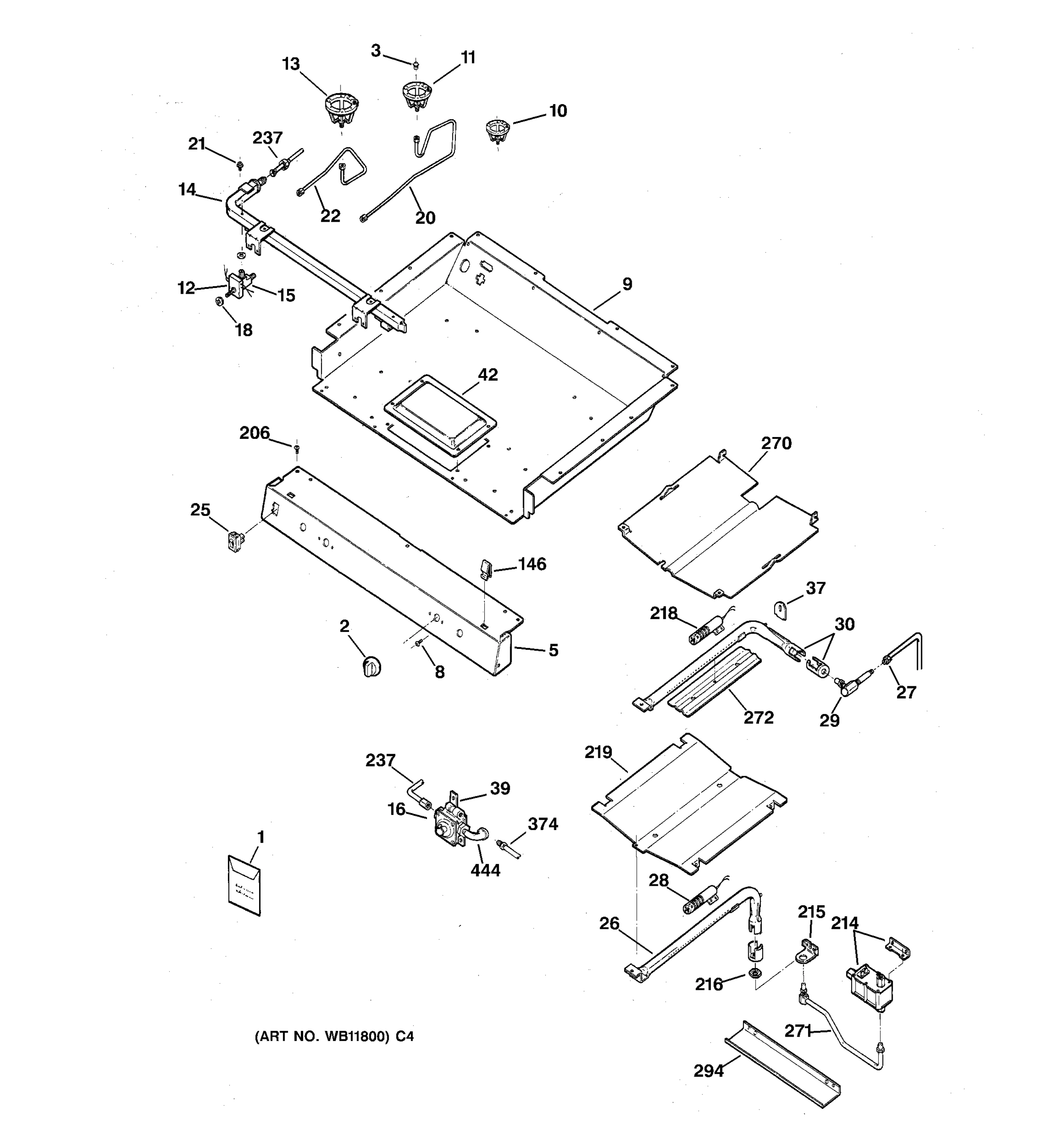 GAS BURNER PARTS