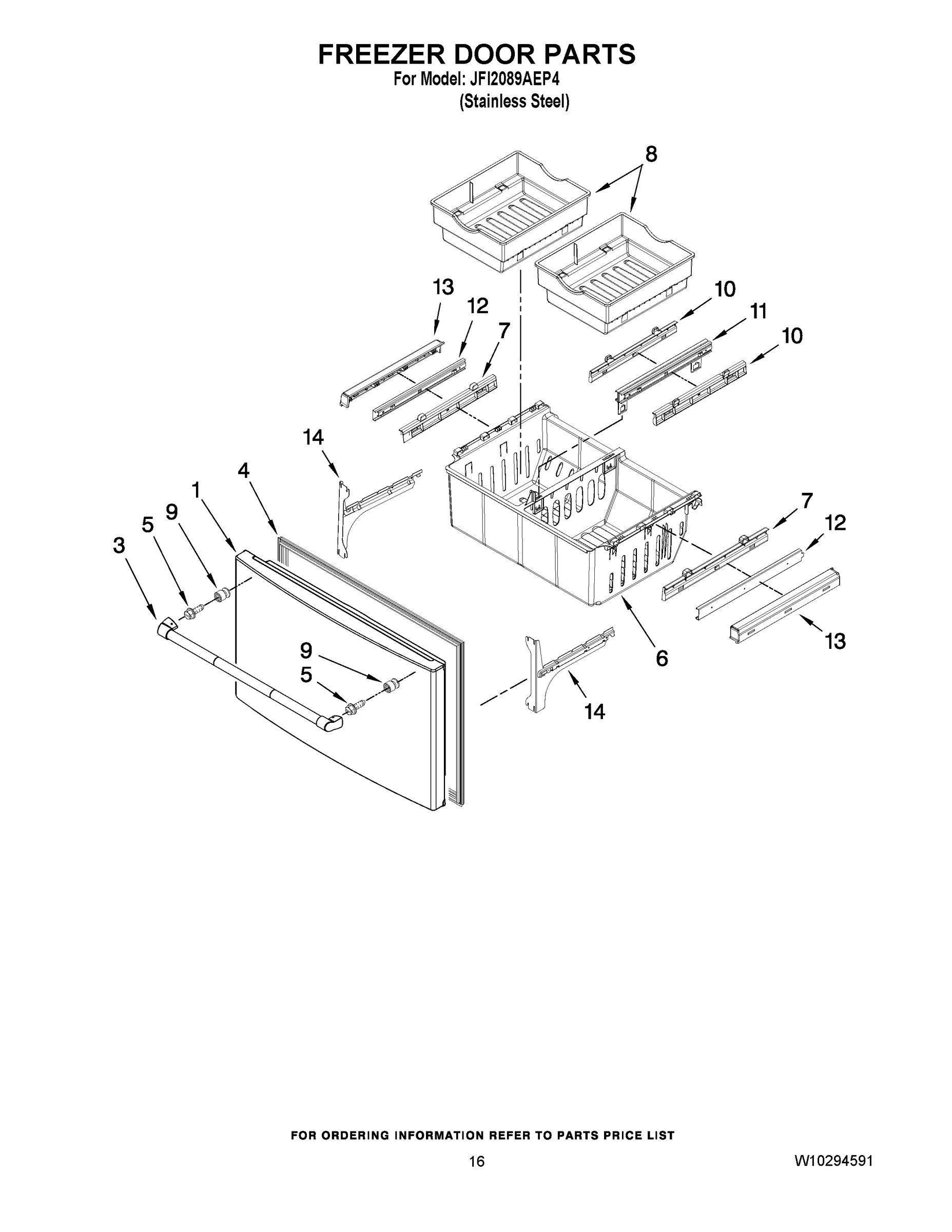 09 - FREEZER DOOR PARTS
