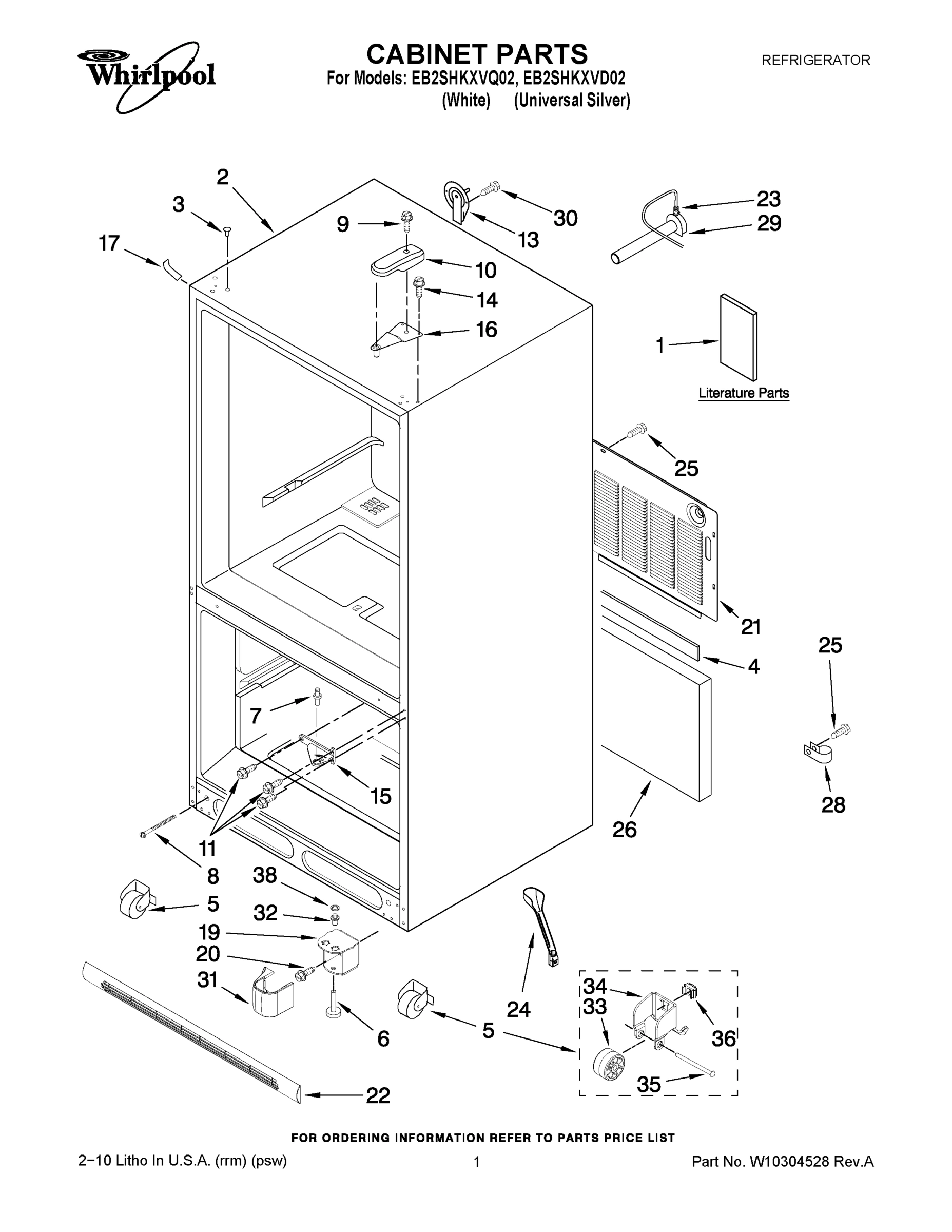 01 - CABINET PARTS