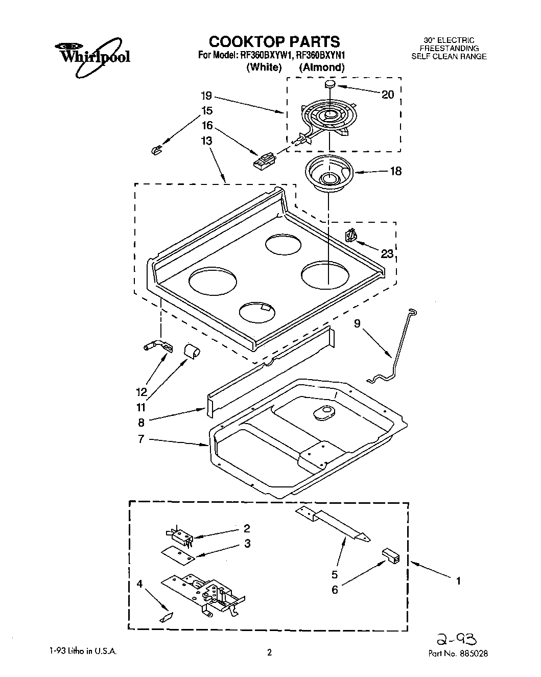 01 - COOKTOP, LIT/OPTIONAL