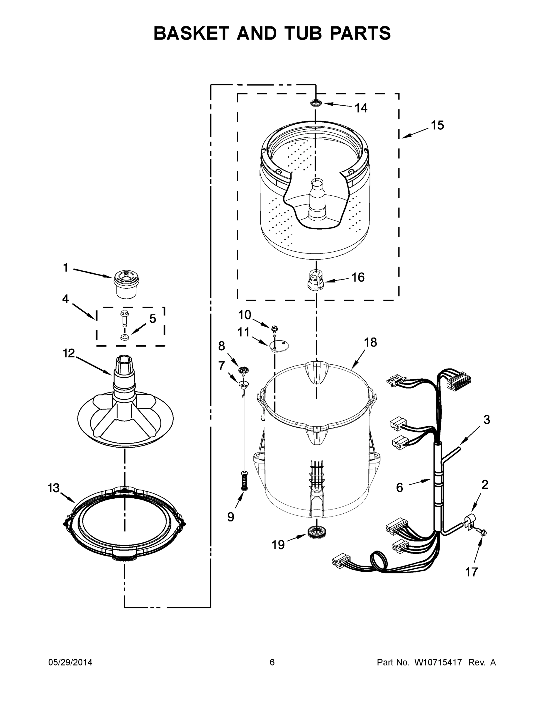 04 - BASKET AND TUB PARTS