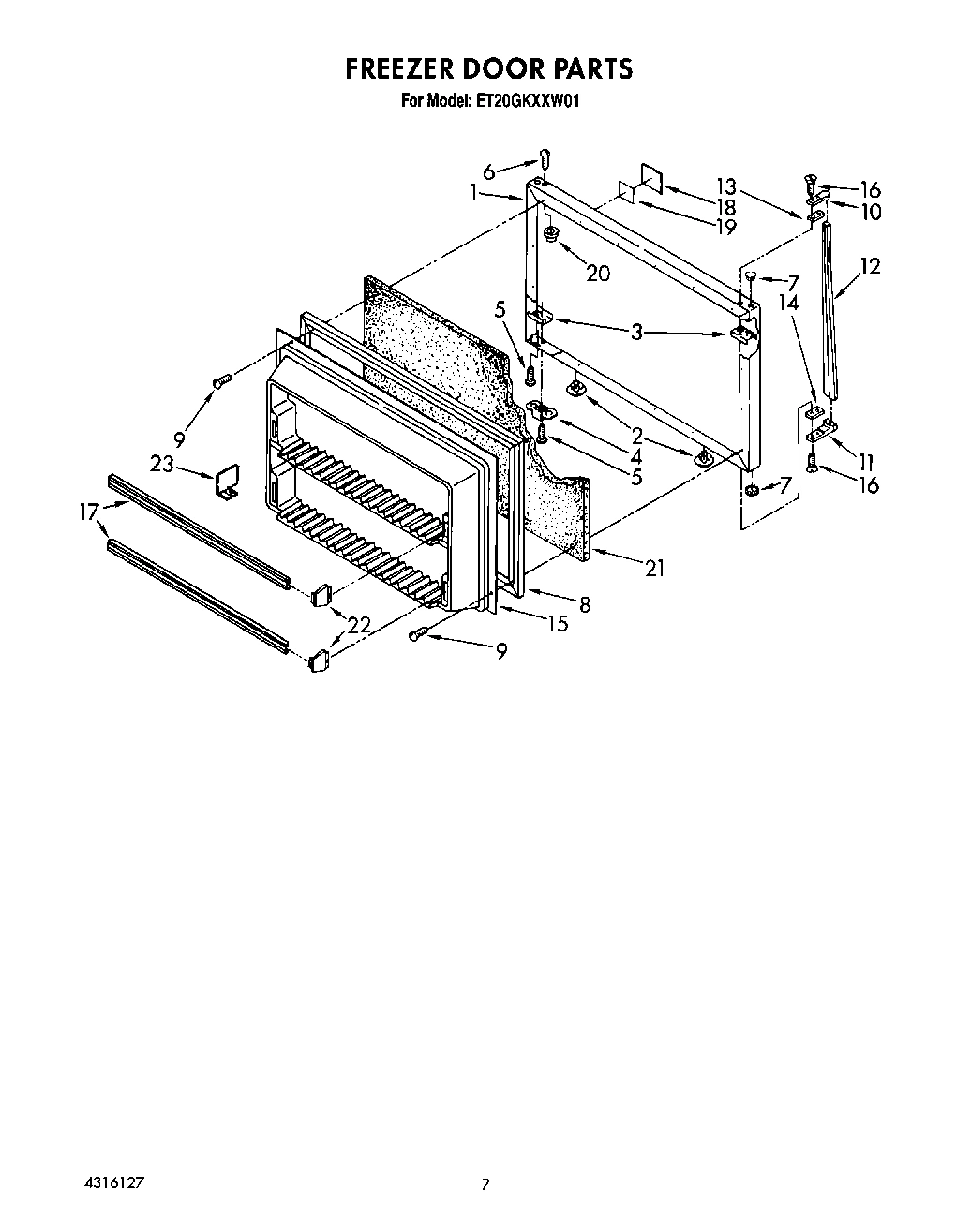 05 - FREEZER DOOR