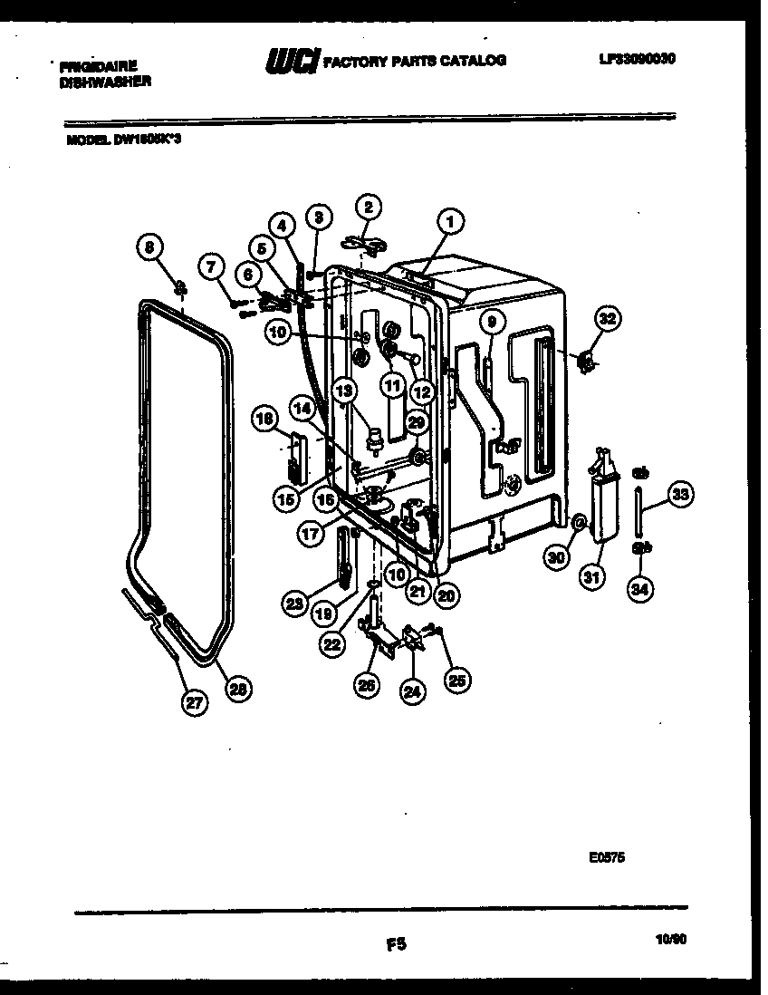 05 - TUB AND FRAME PARTS