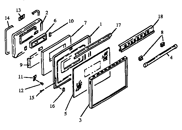 07 - OVEN DOOR ASSY