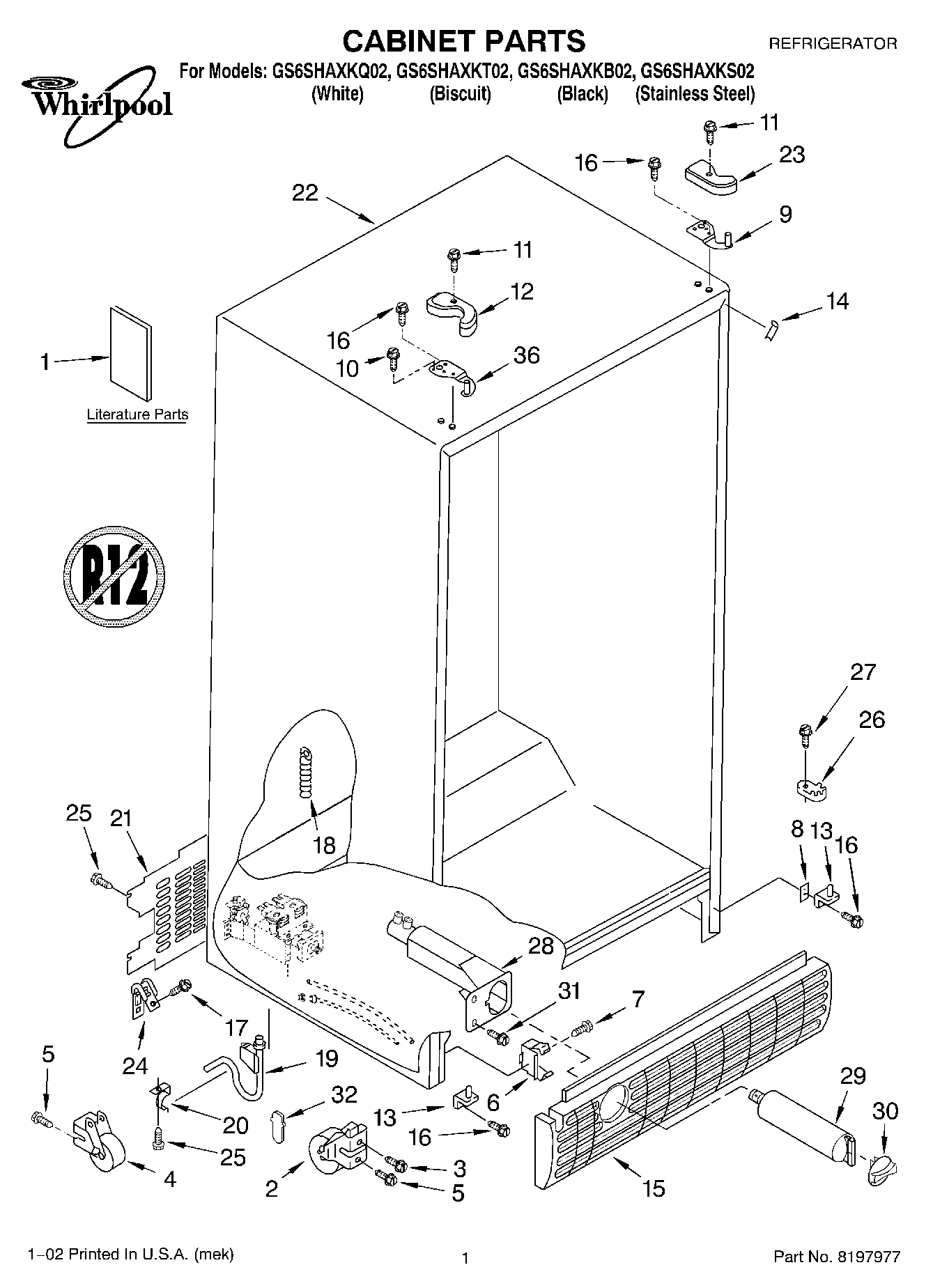 01 - CABINET, LITERATURE, UNIT