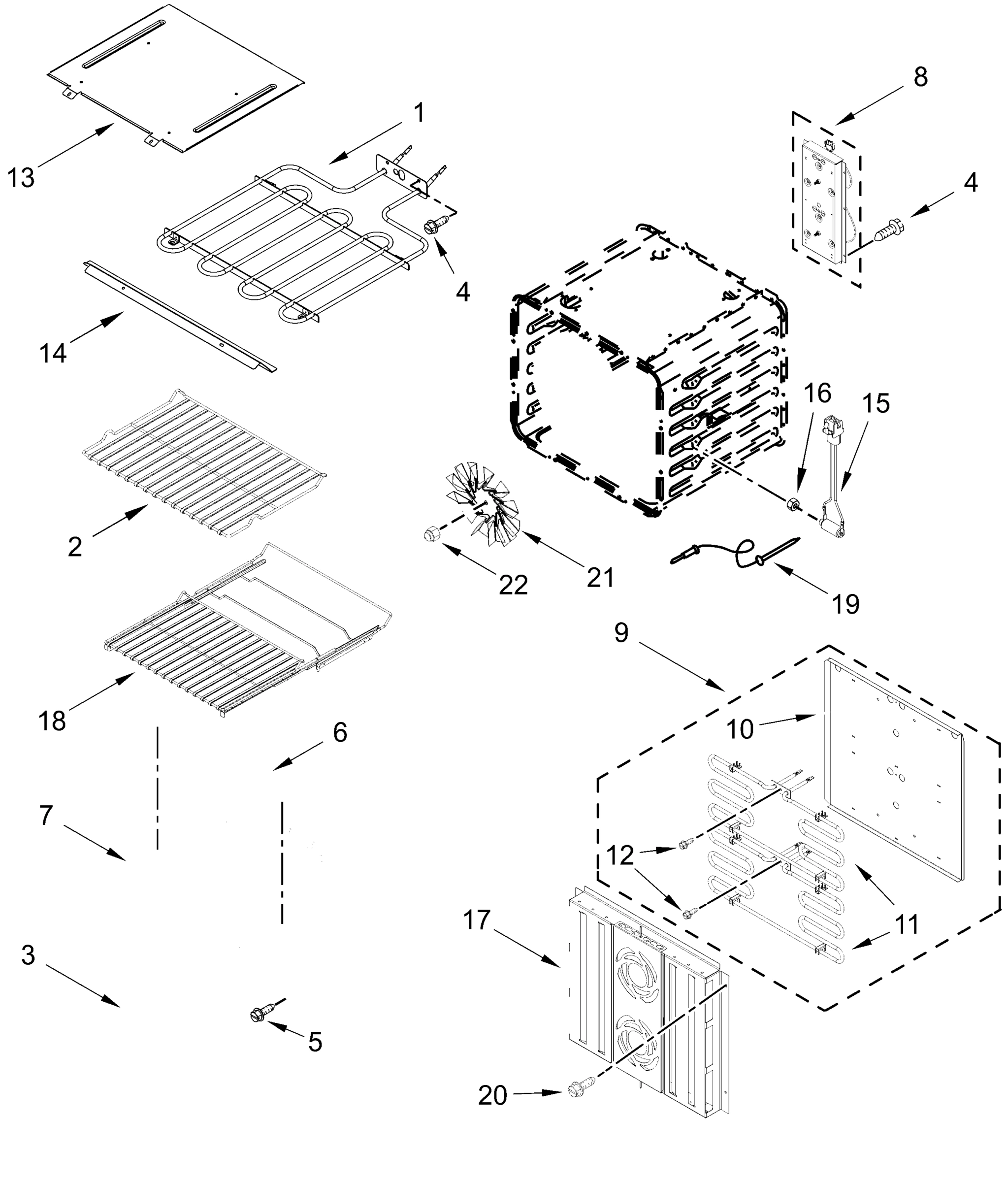 INTERNAL OVEN PARTS