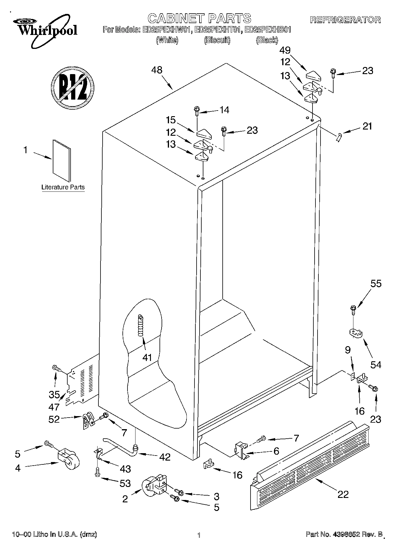 01 - CABINET, LITERATURE
