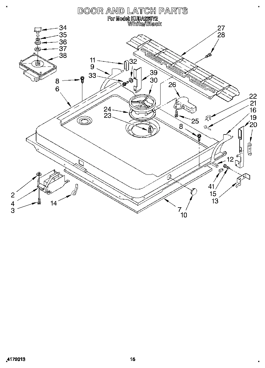 12 - DOOR AND LATCH