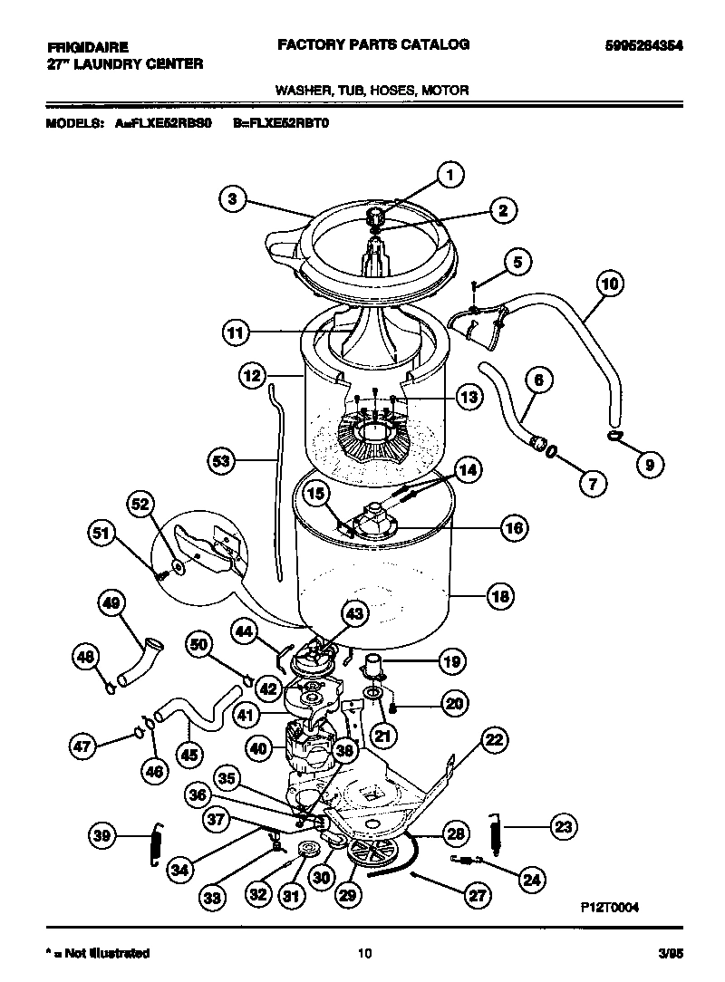 06 - WASHER, TUB, HOSES, MOTOR