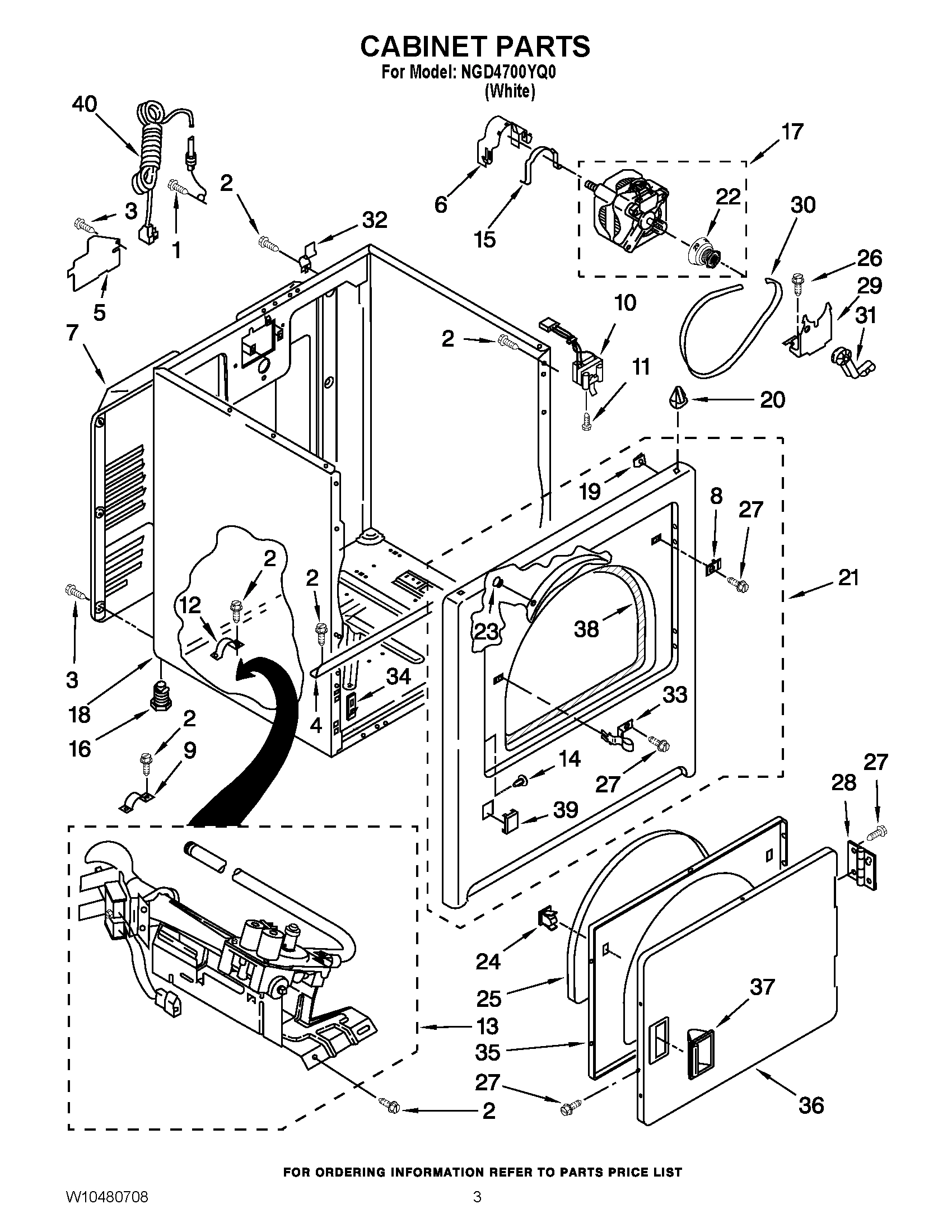02 - CABINET PARTS