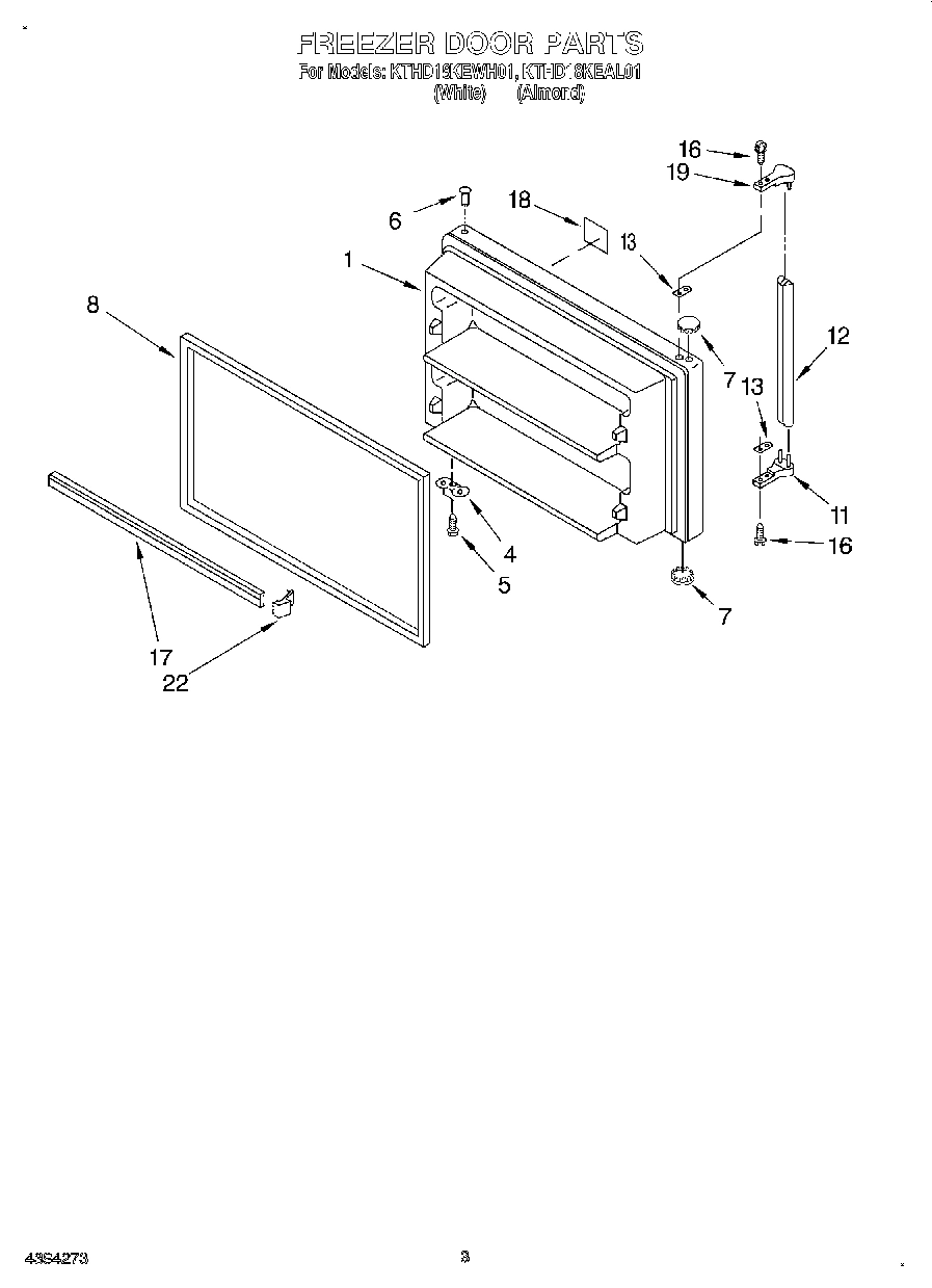 02 - FREEZER DOOR